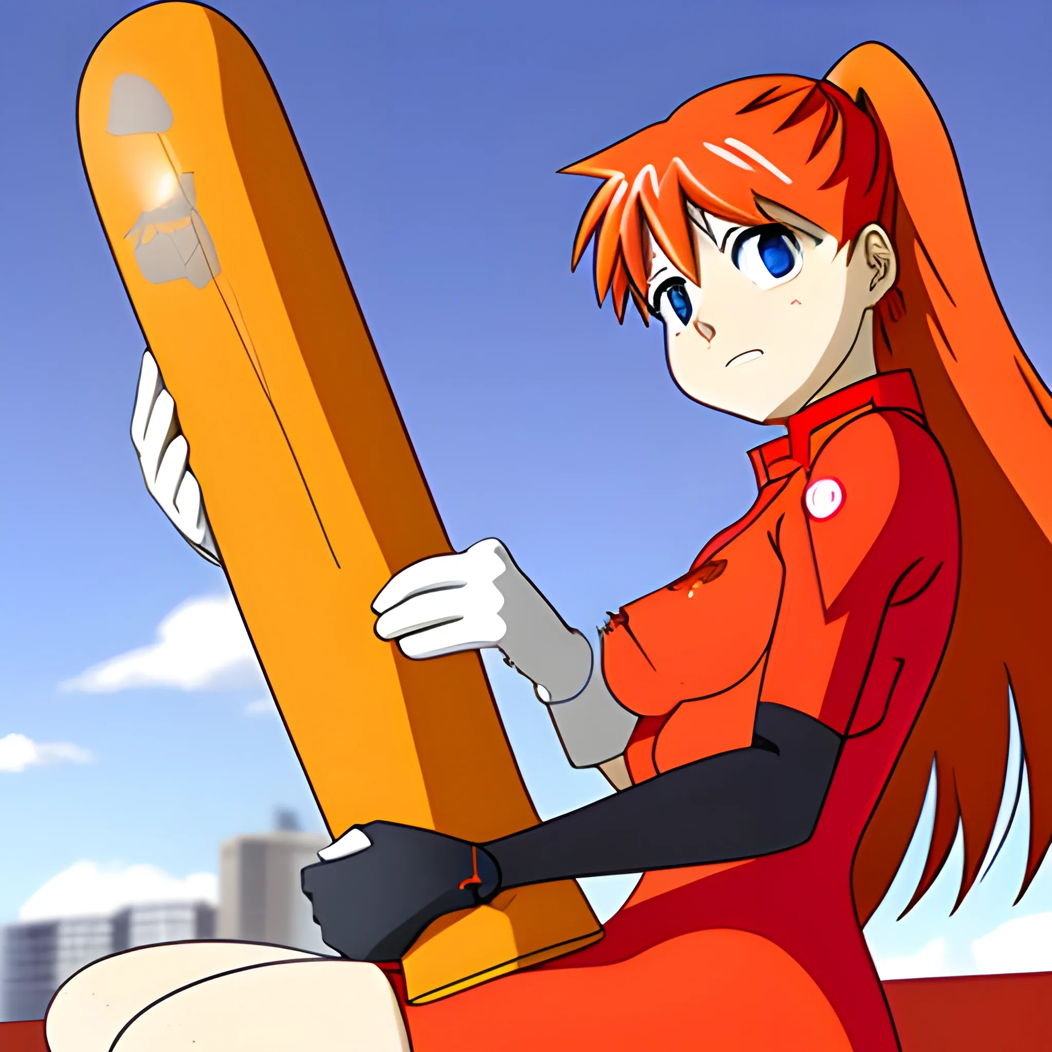 Asuka langley soruyu rides a dildo, Cartoon - Arthub.ai