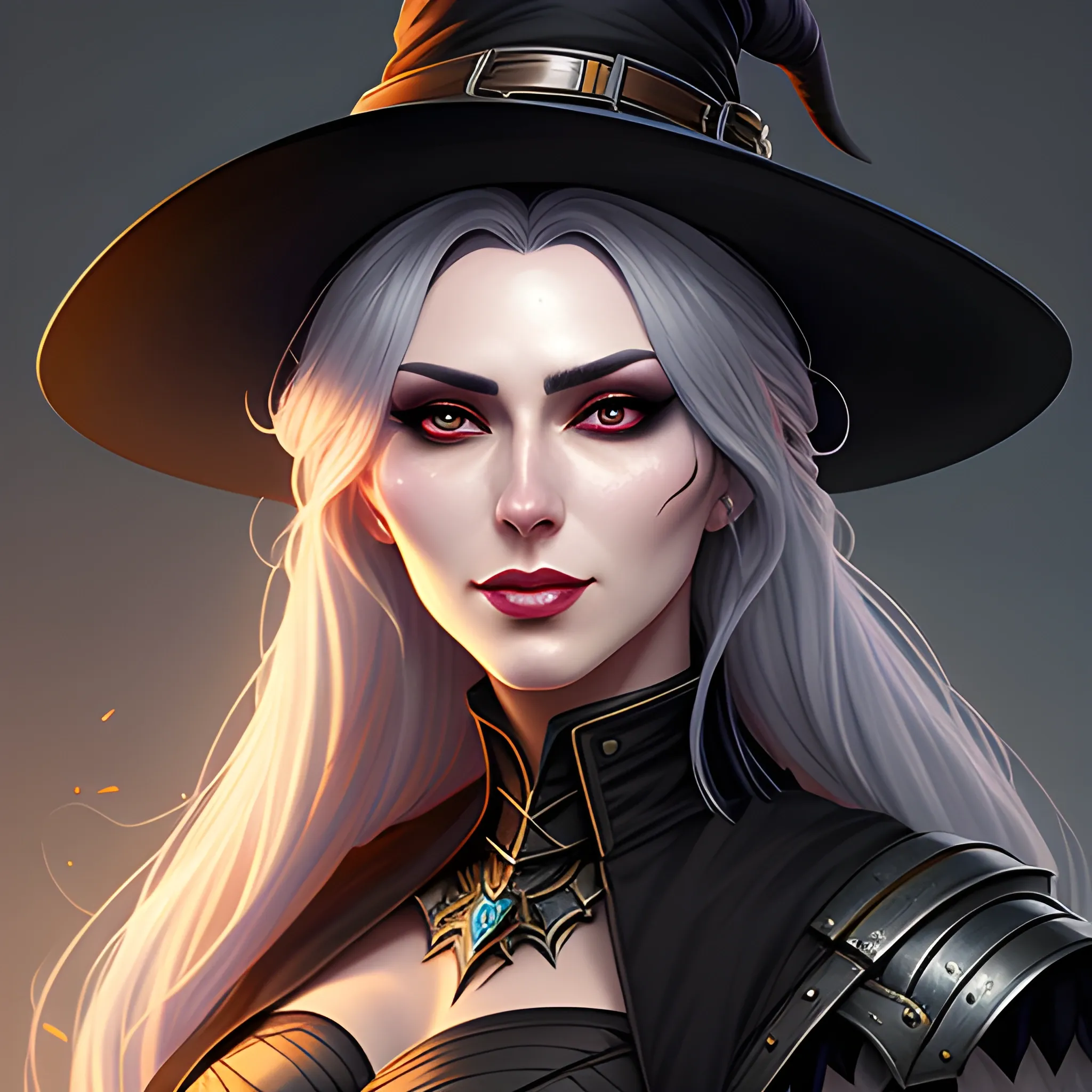 realistic portrait of a innocent young teen girl, d&d magic fantasy, witch, overflowing energy, highly detailed, digital painting, pixiv, concept art, sharp focus, game