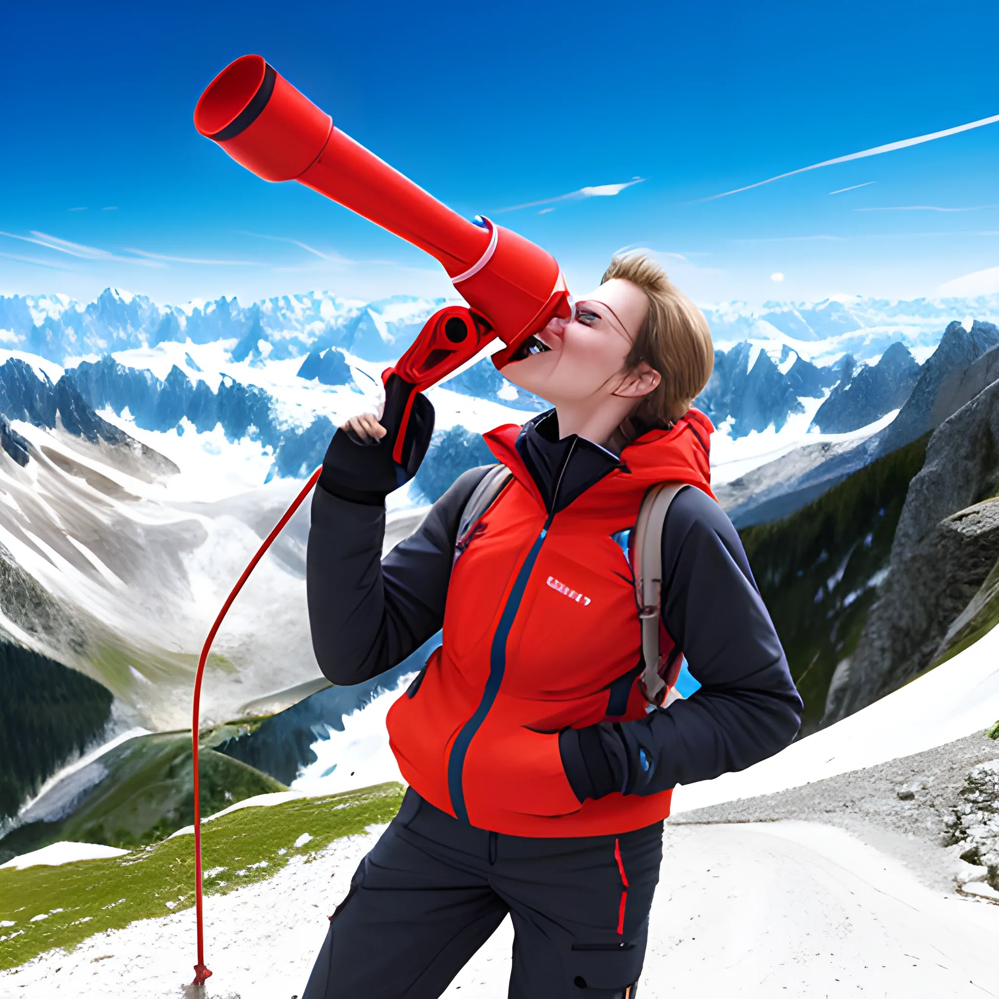 airhorn in the alps