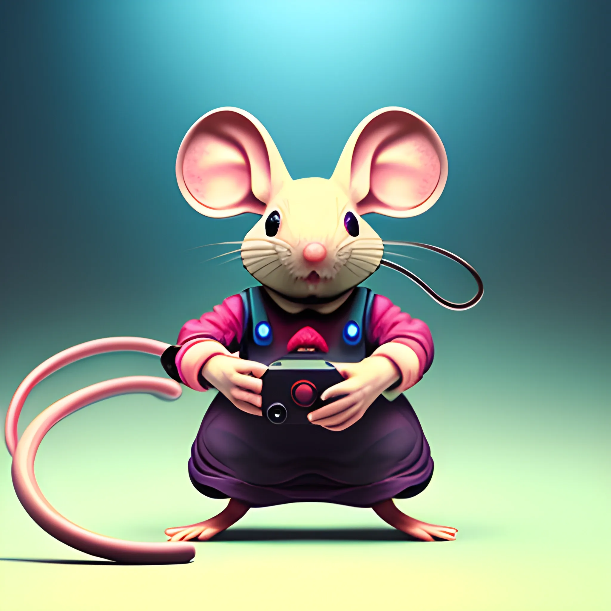 Mouse playing games，gamefi, Trippy, 