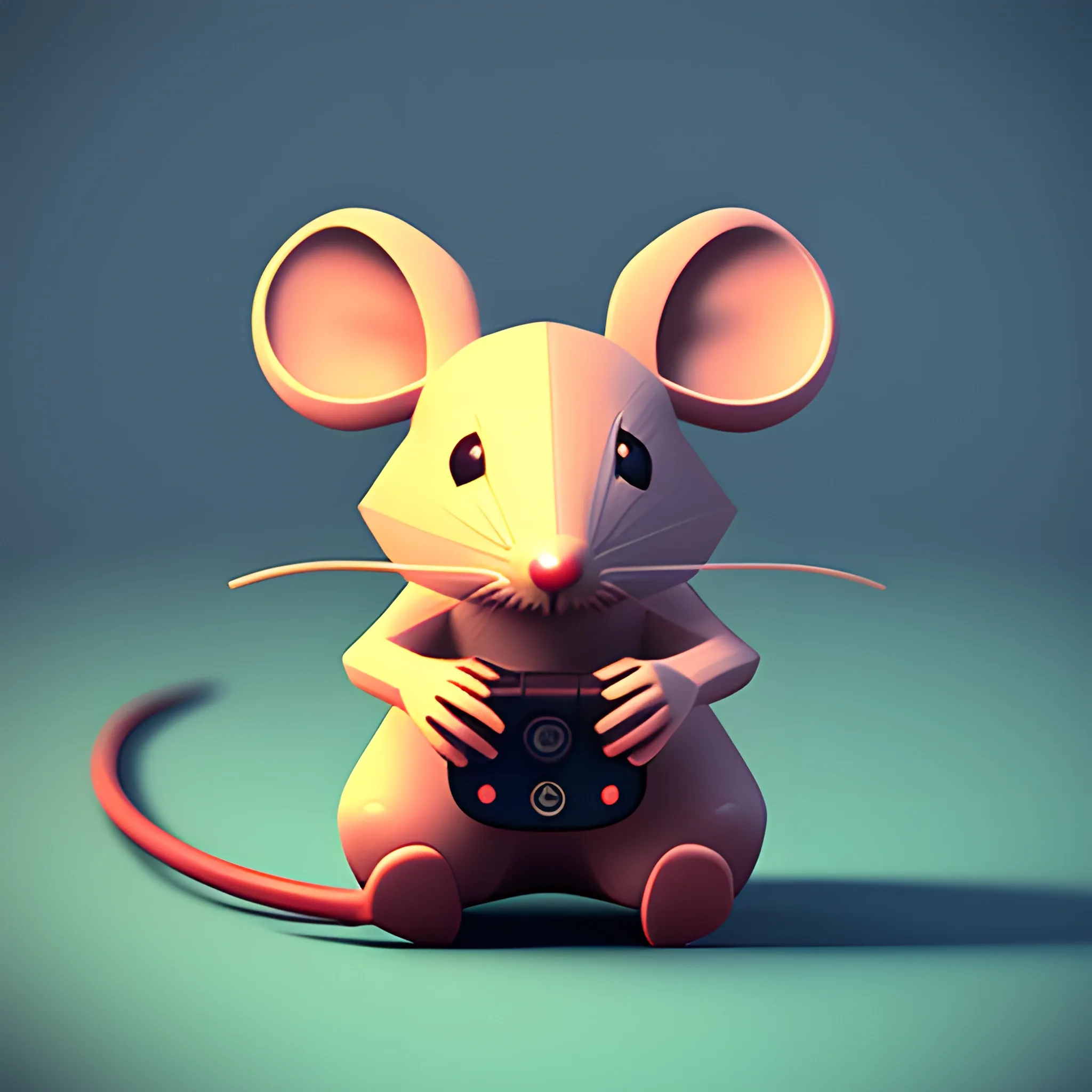 Mouse playing games，gamefi, 3D