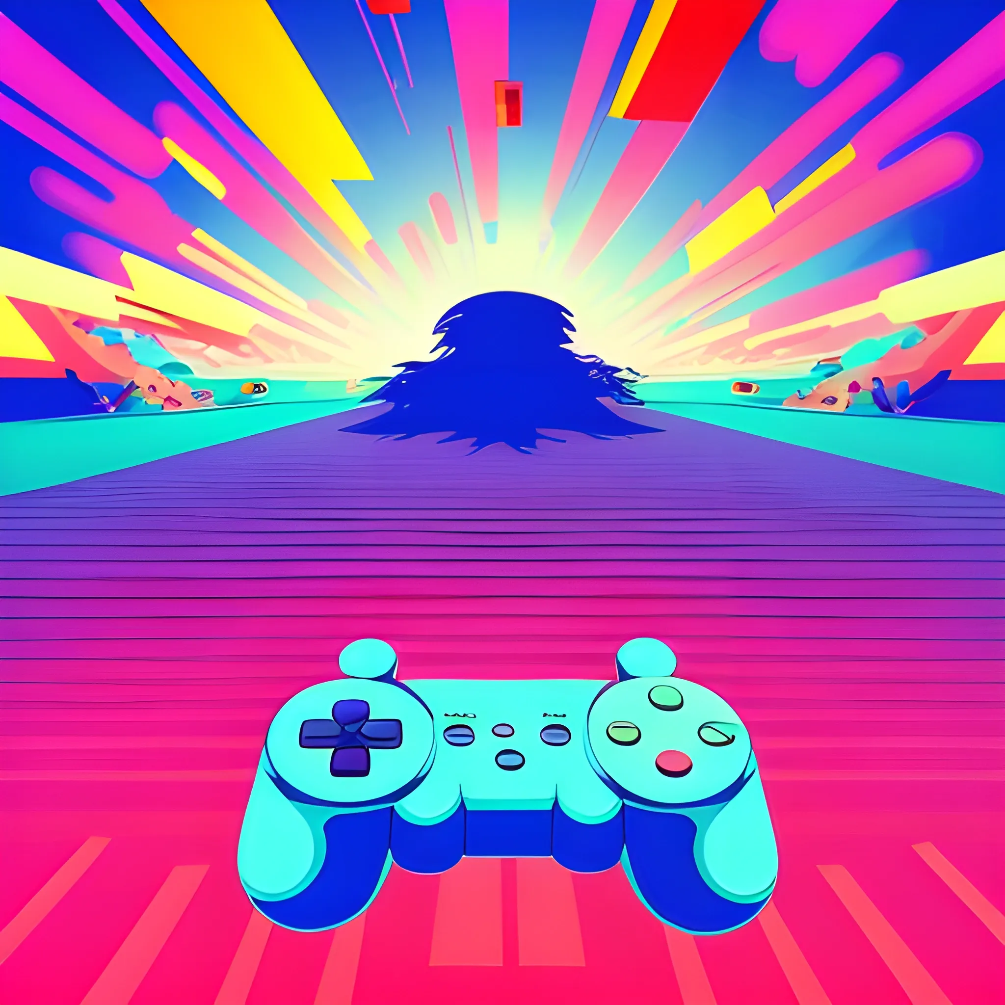 gamefi, Poster background image。, Trippy