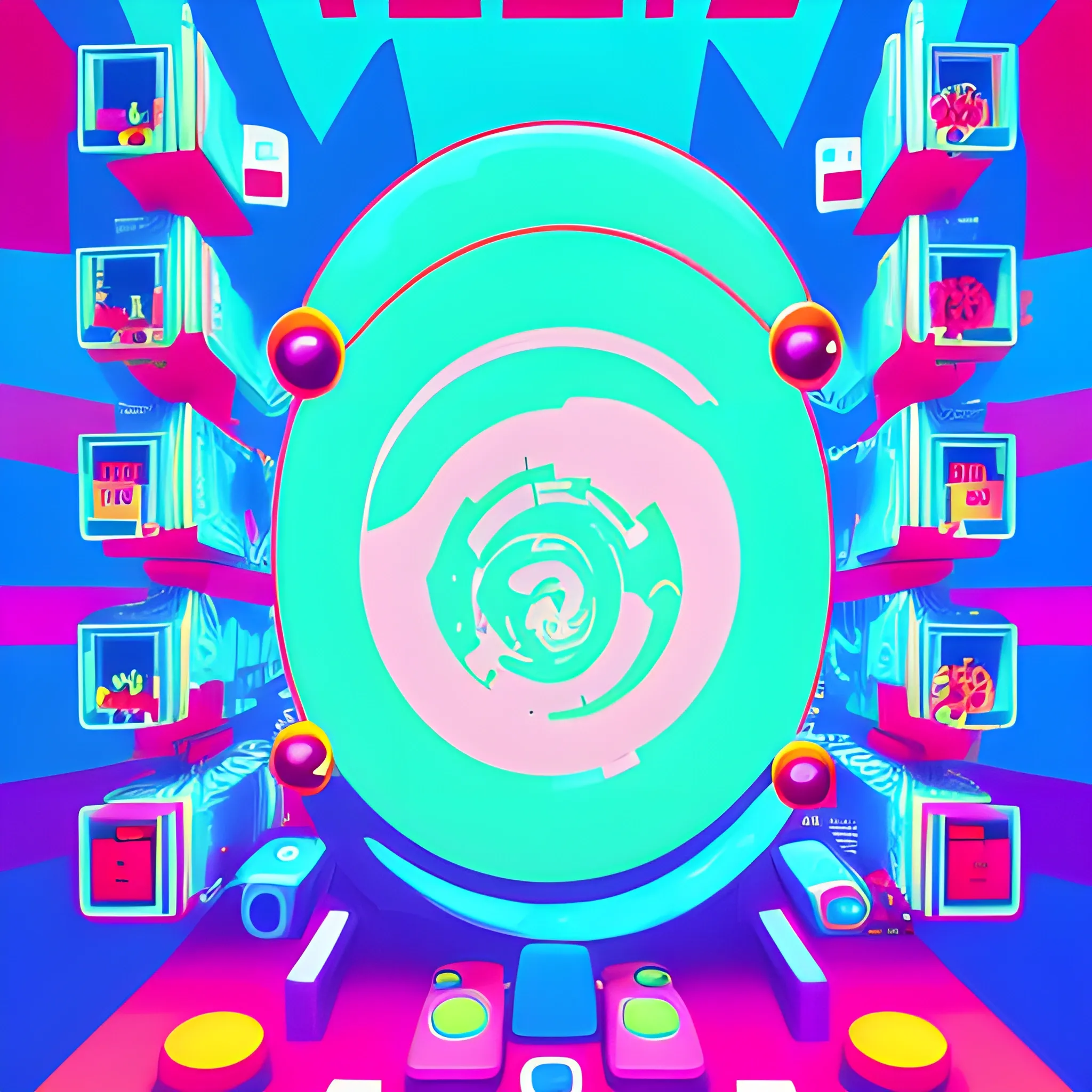 gamefi, Poster background image。, Trippy