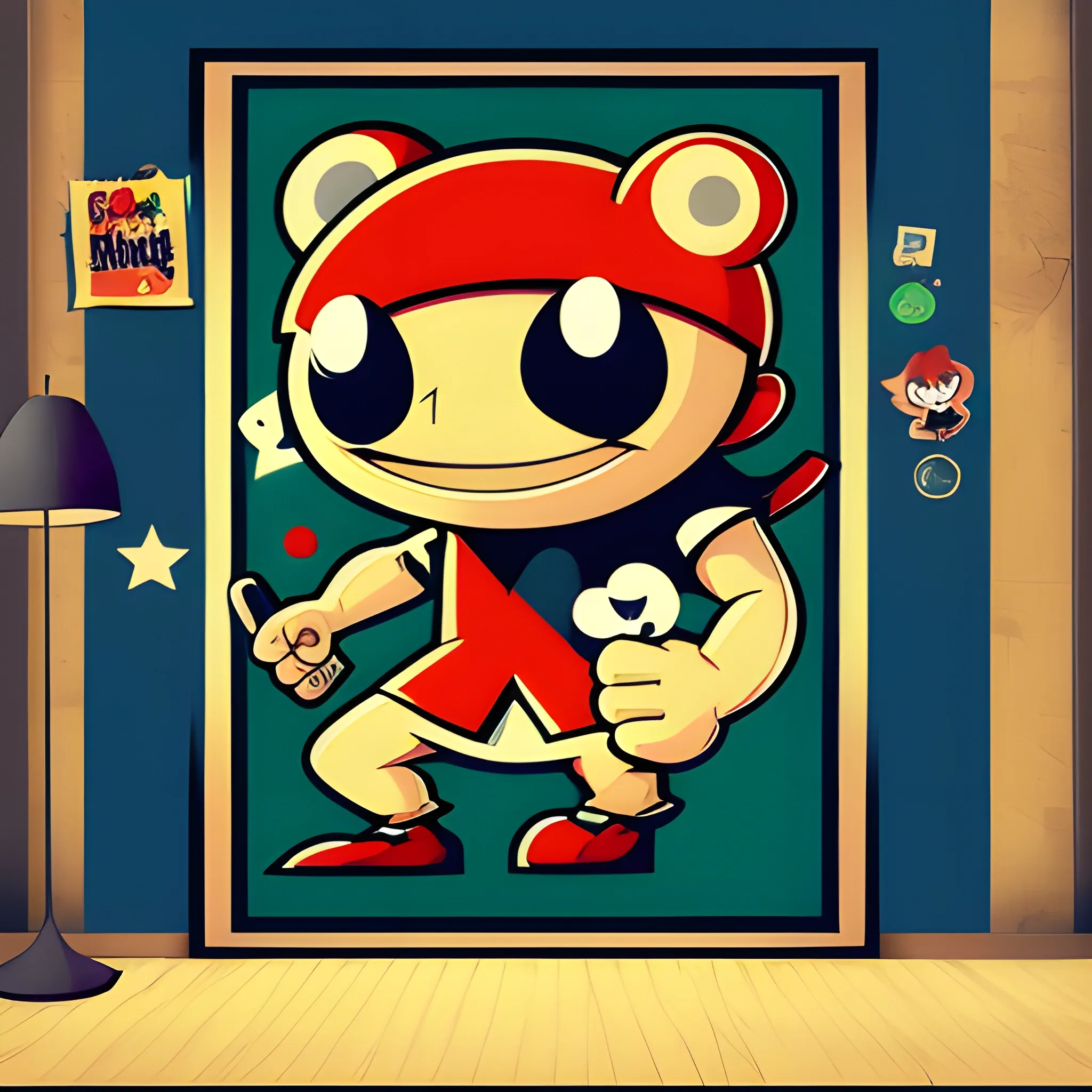 Poster background image ，gamefi, Cartoon