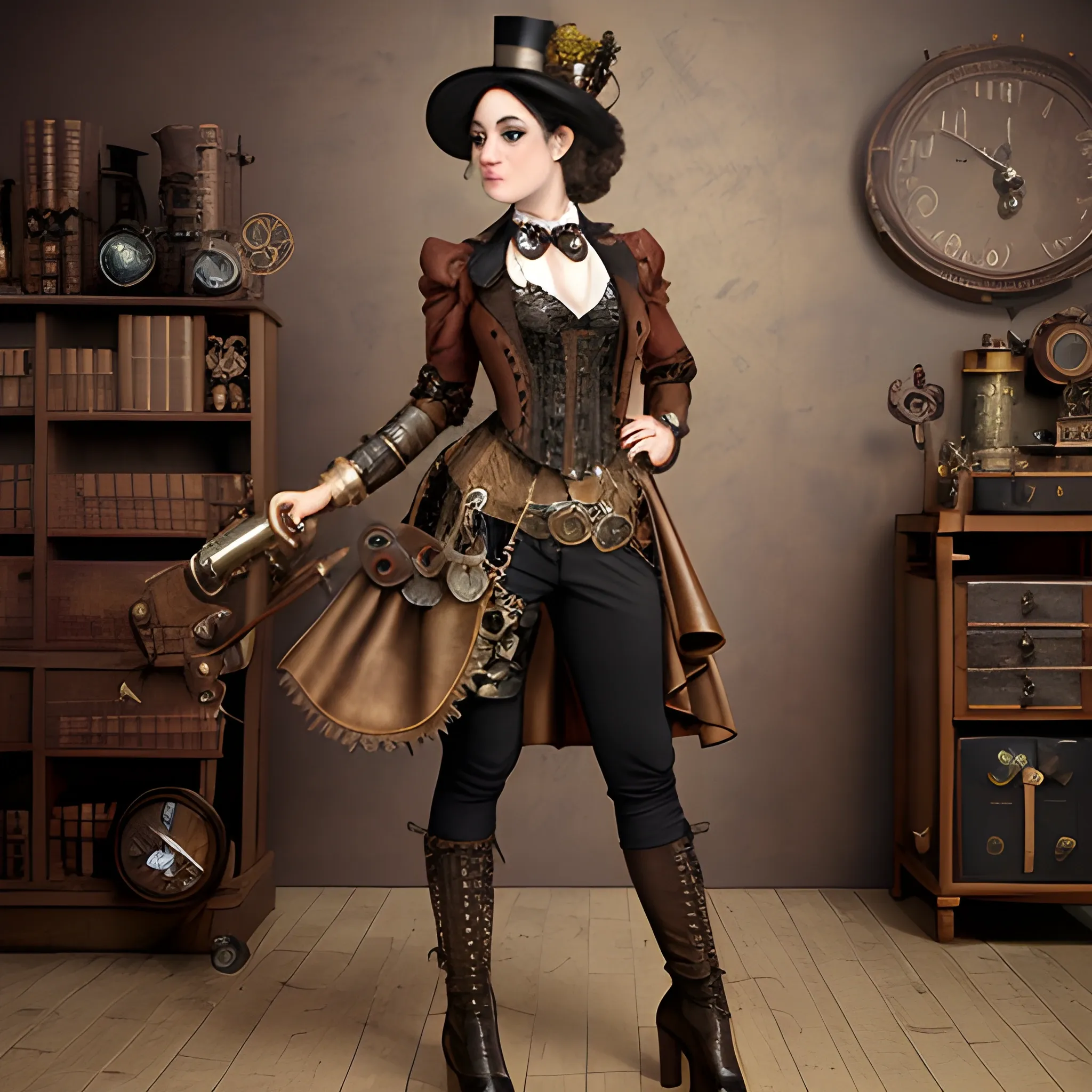 Steampunk fantasy outfit

