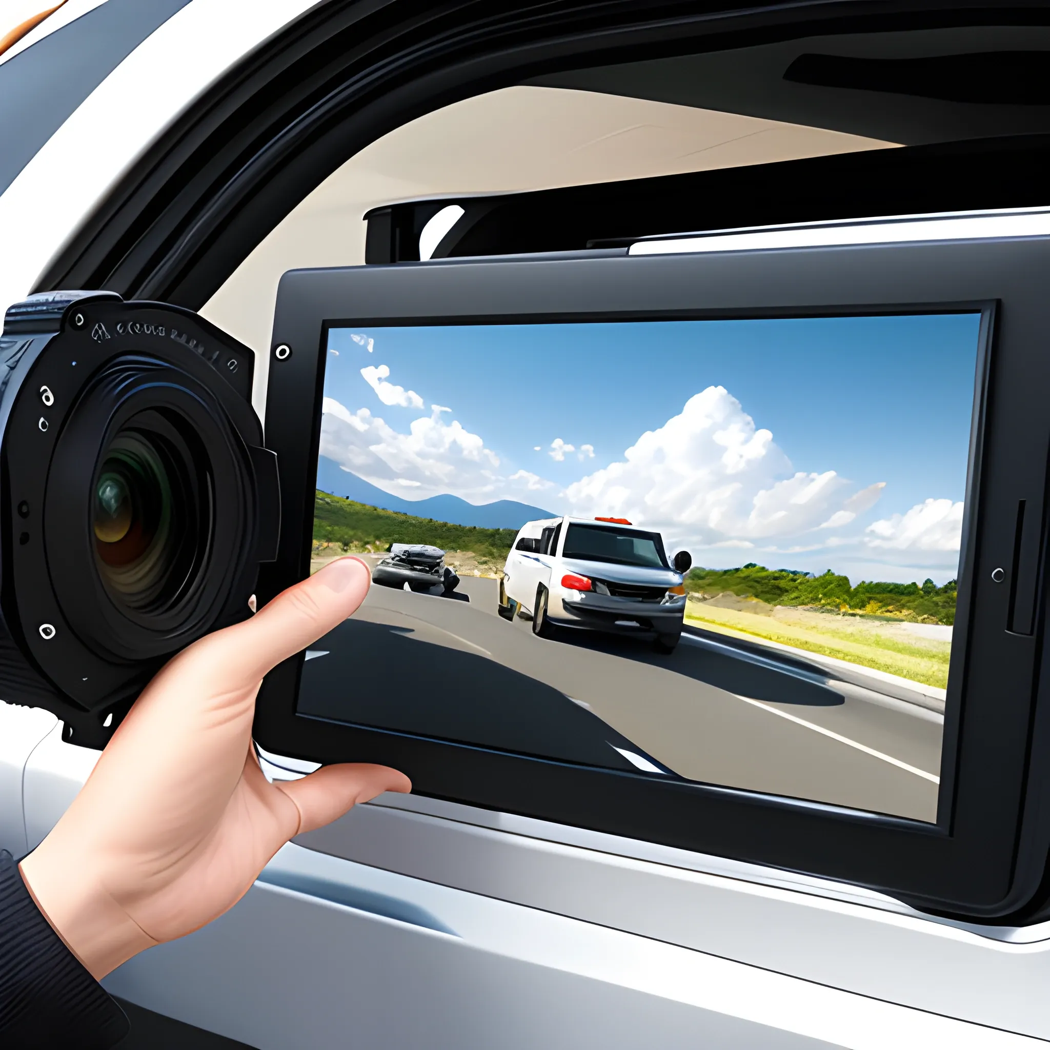 camera installed inside a vehicle