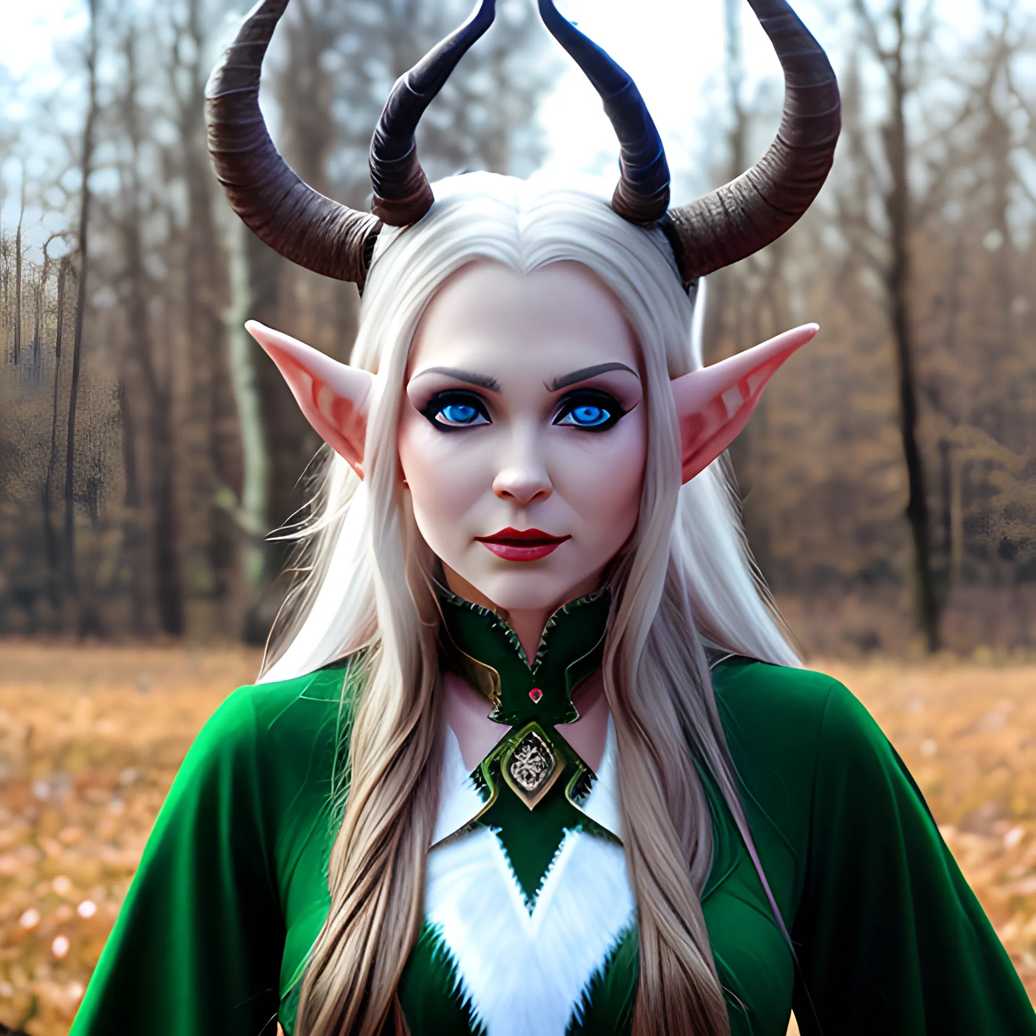 Elf with horns