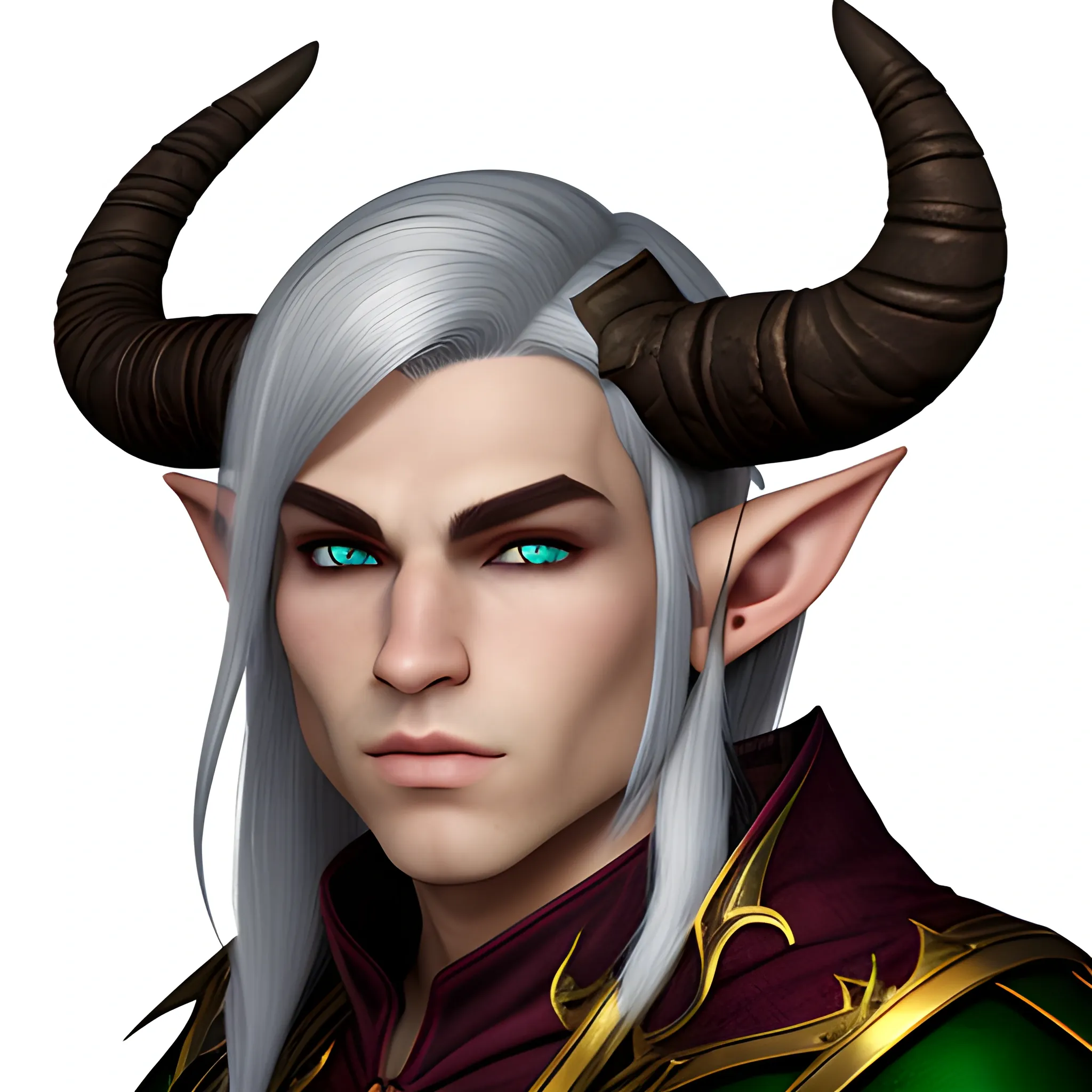  male elf with horns