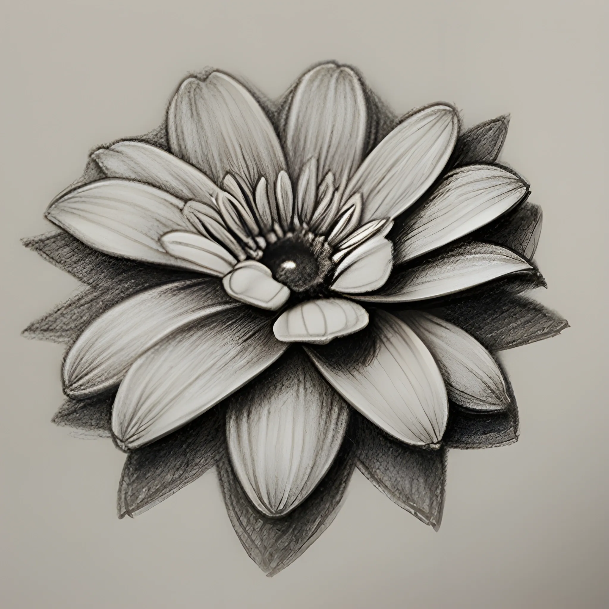 , Pencil Sketch, flower