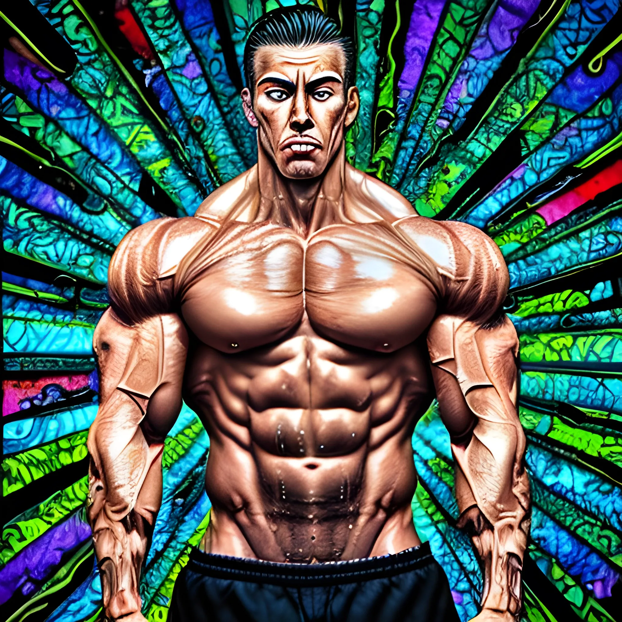 Muscular man cz, Trippy, 