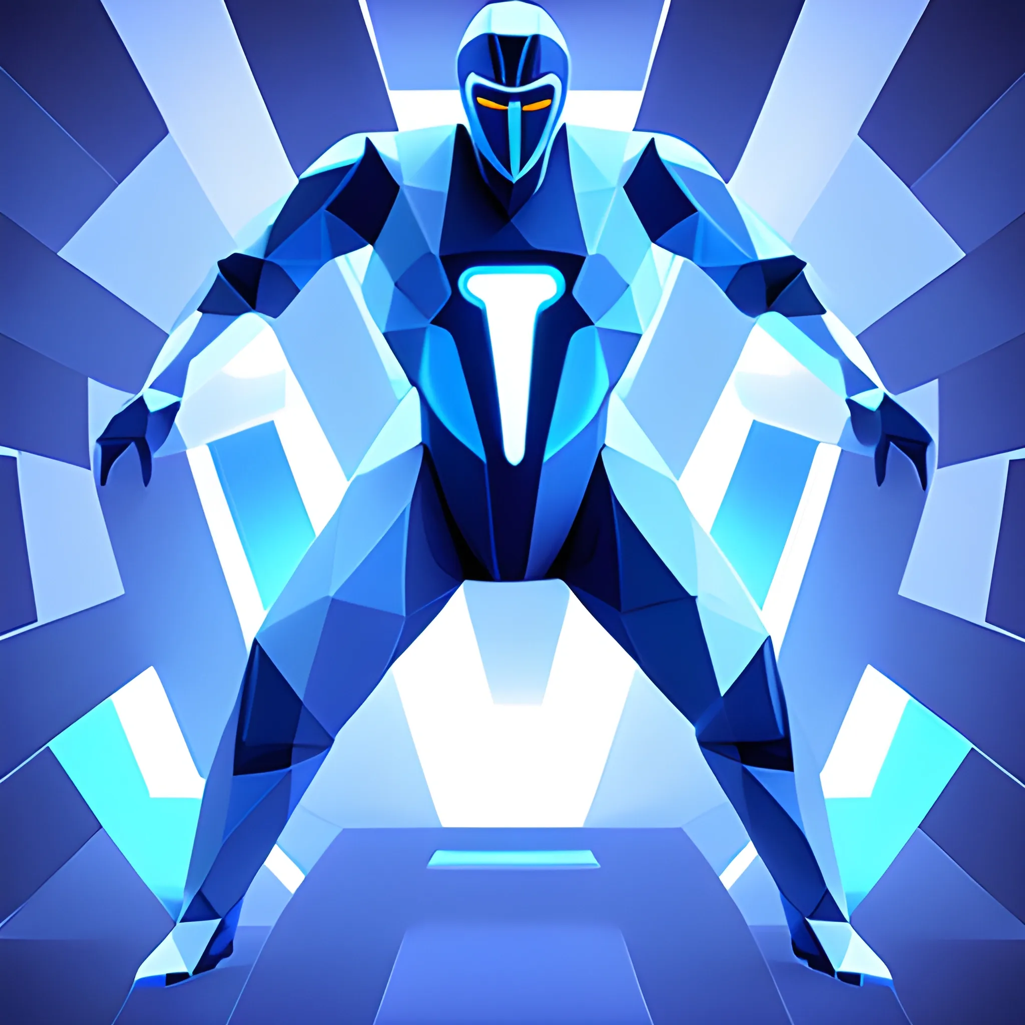 pelicula tron en low poly
