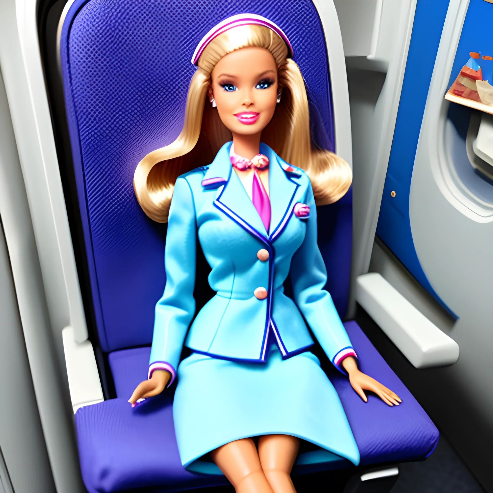 "flight attendant" barbie real
