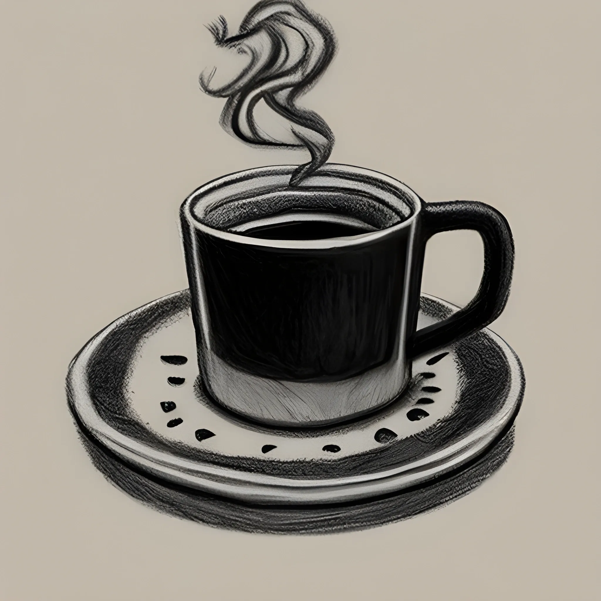 coffee and cigarettes drawing
