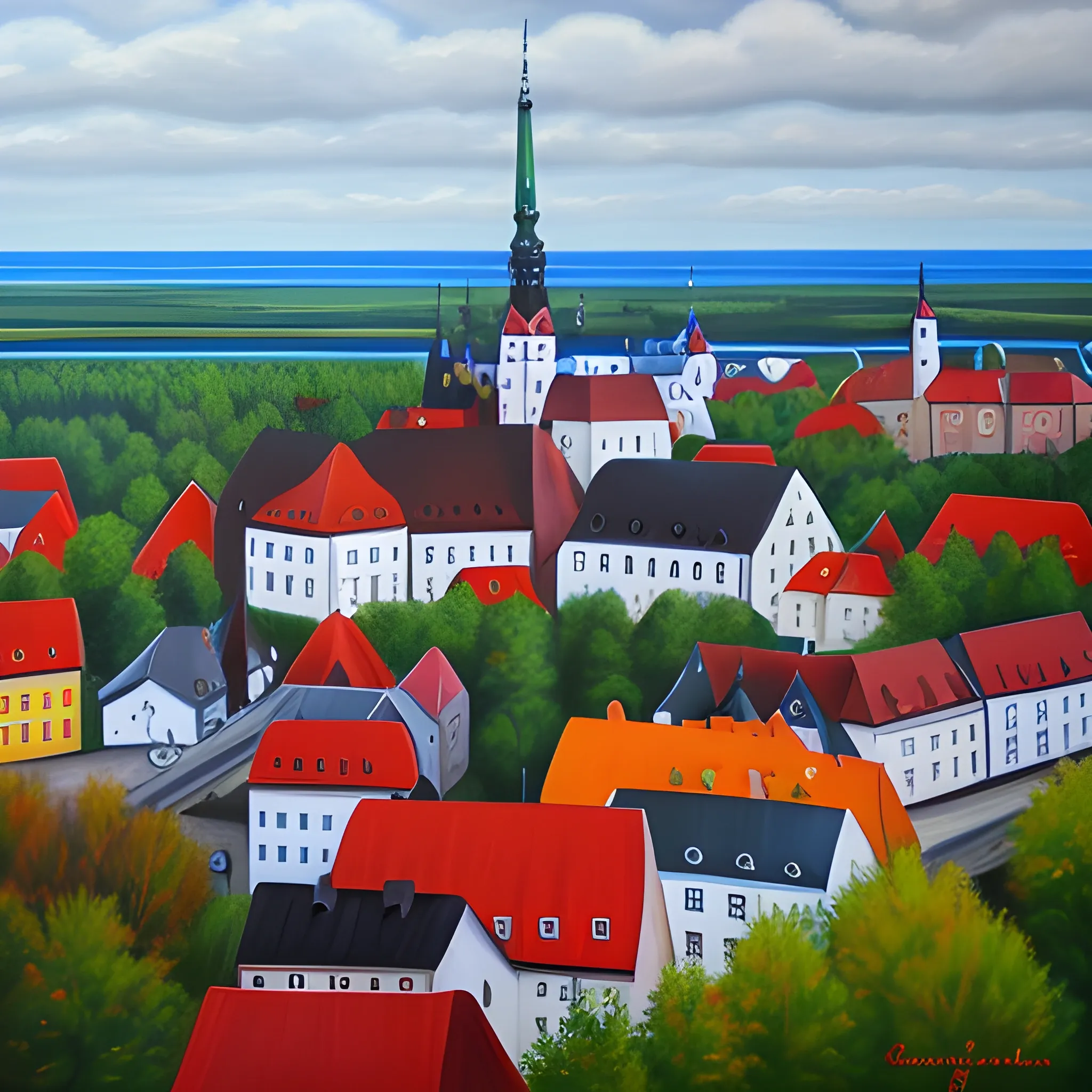 estonia, Oil Painting