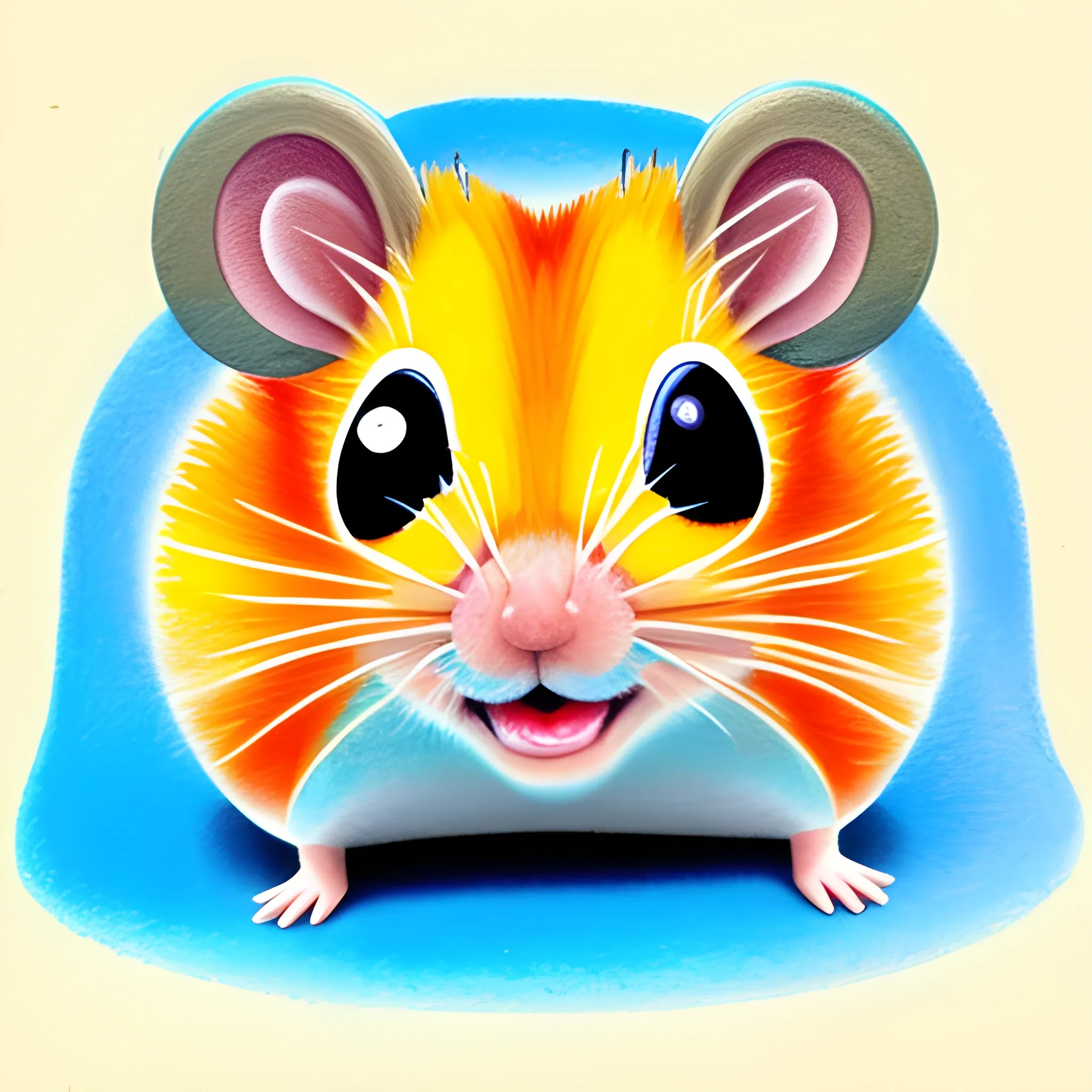 marcel davis goofy ahh hamster advertisment, 3D, Trippy, Pencil Sketch, Cartoon, Water Color, Oil Painting