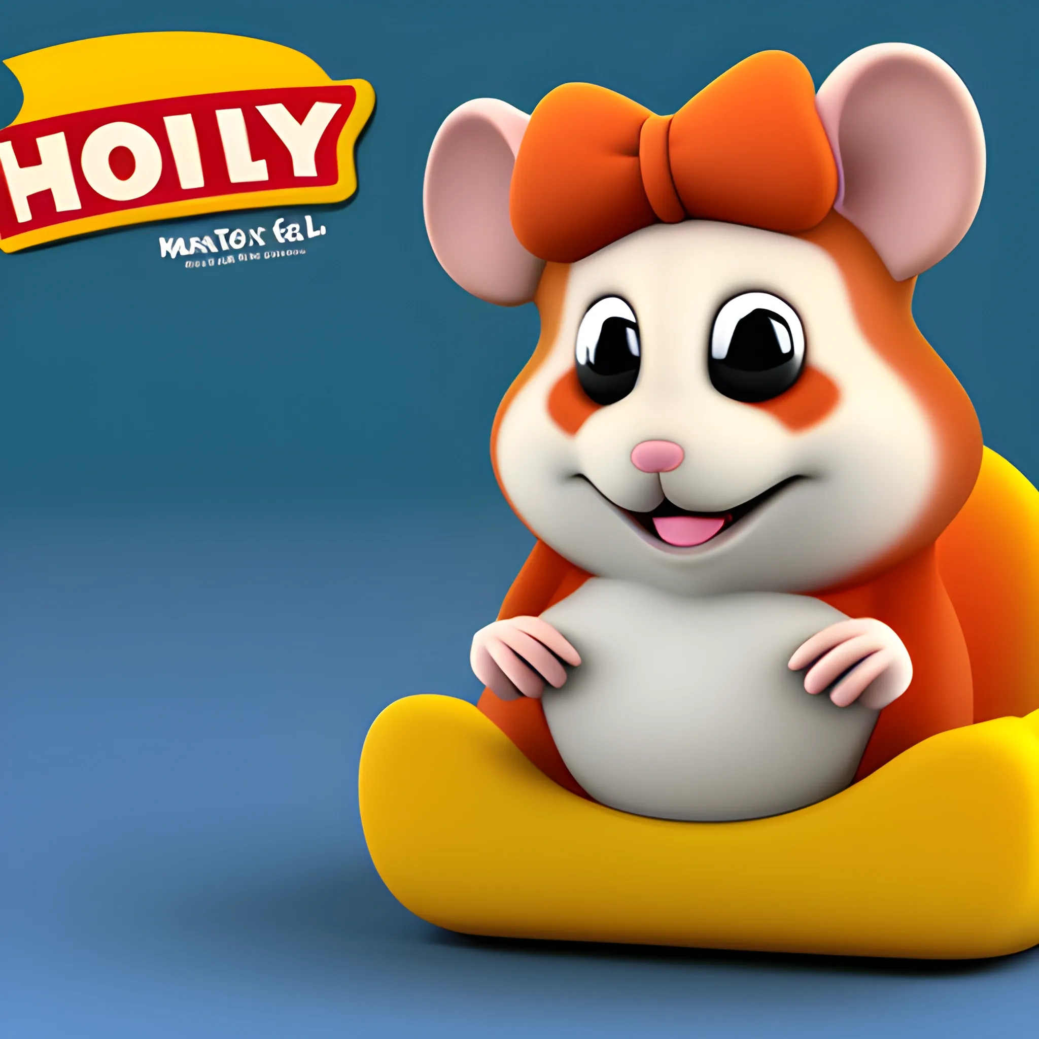 marcel davis goofy ahh hamster advertisment, 3D
