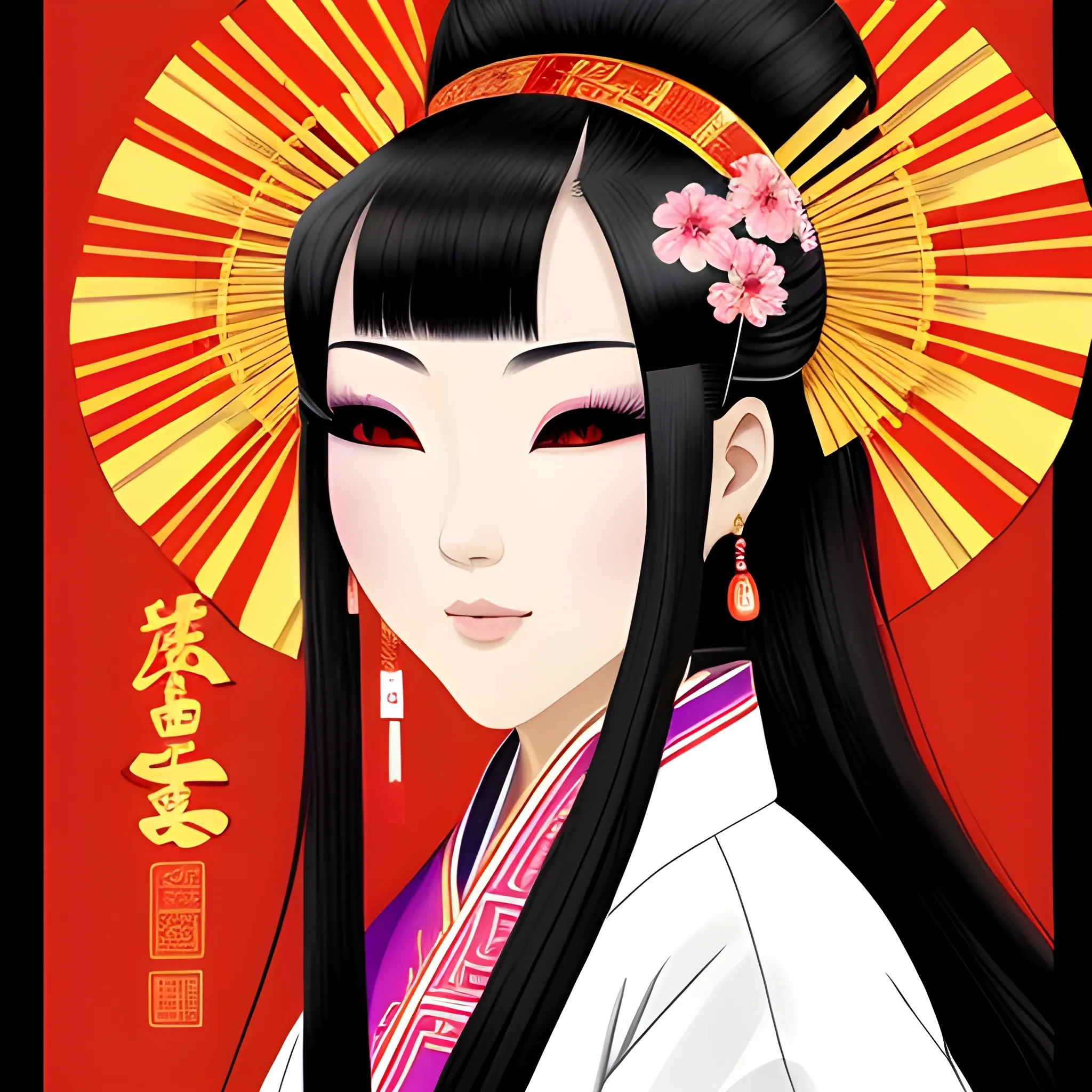 2D,beauty，Chinese style，

