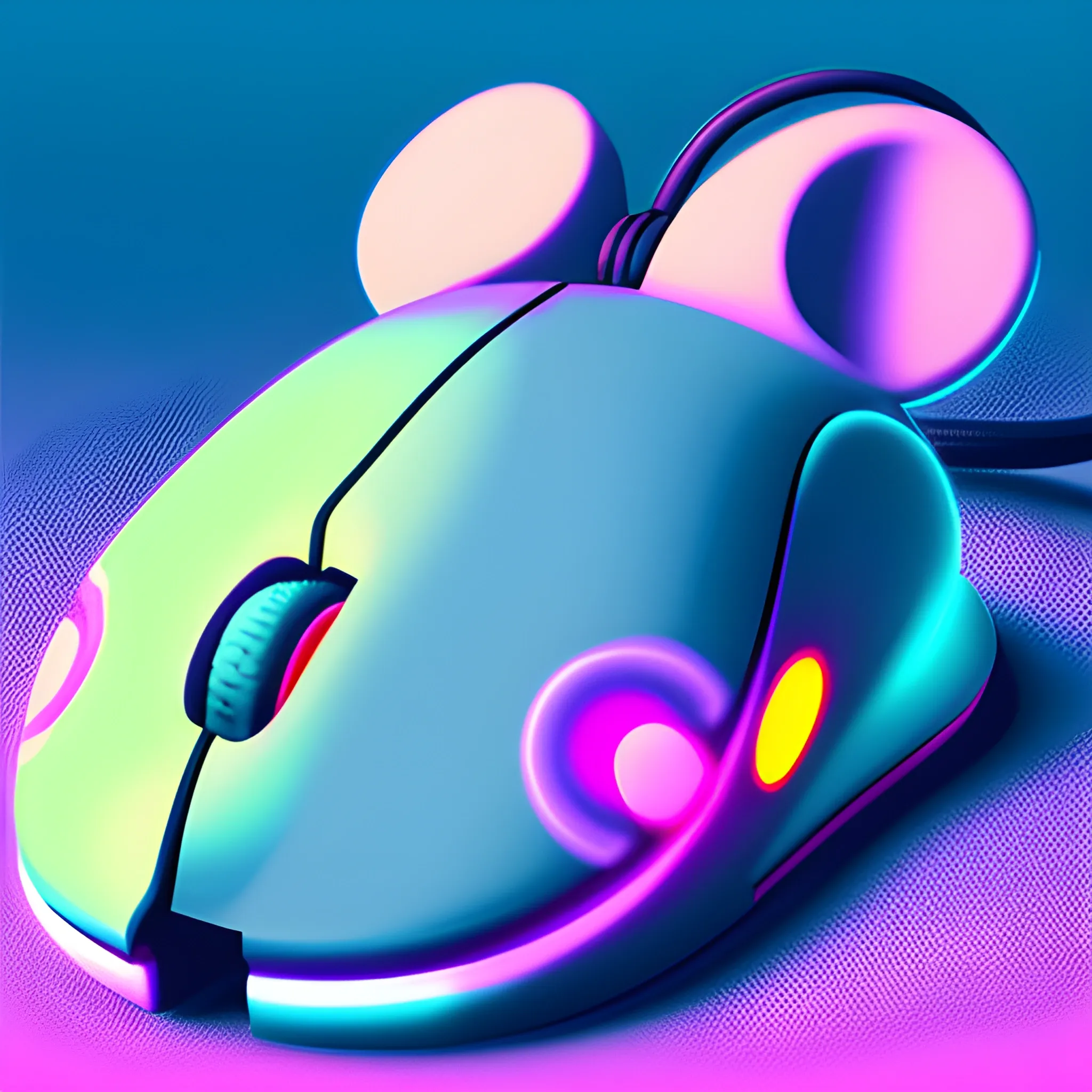 Mouse playing games,gamefi, Trippy