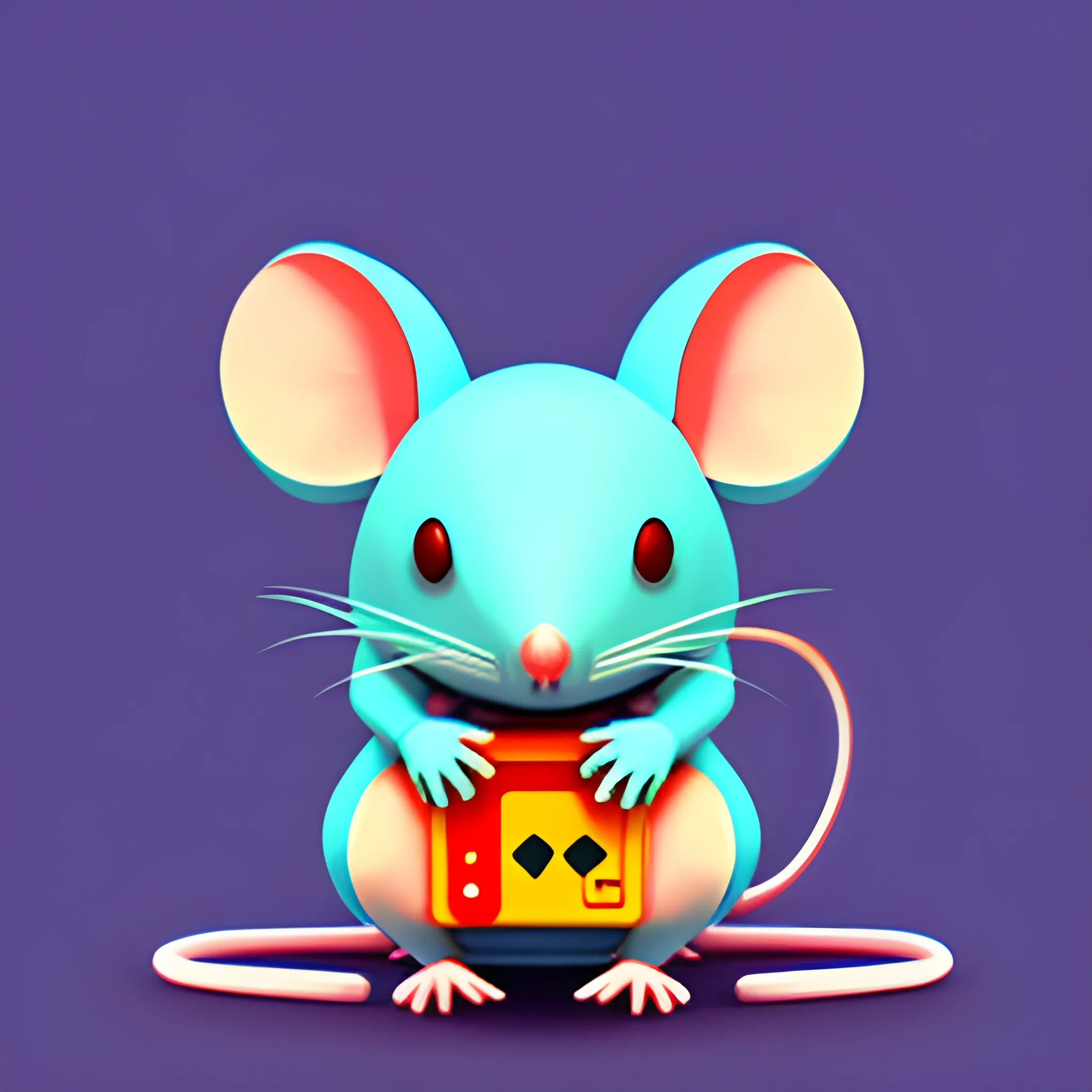 Mouse playing games,gamefi, Trippy,cute mouse