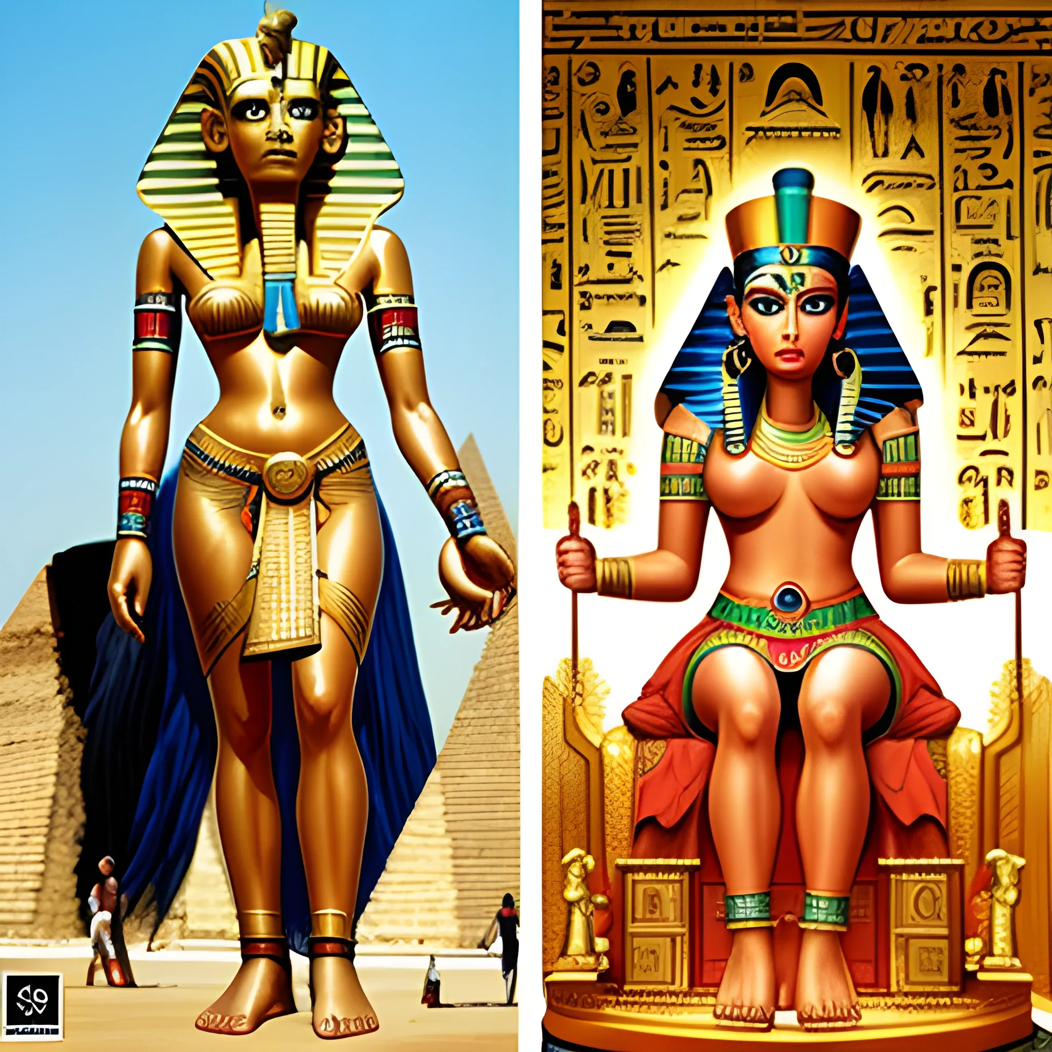 egyptian vs hindu goddess