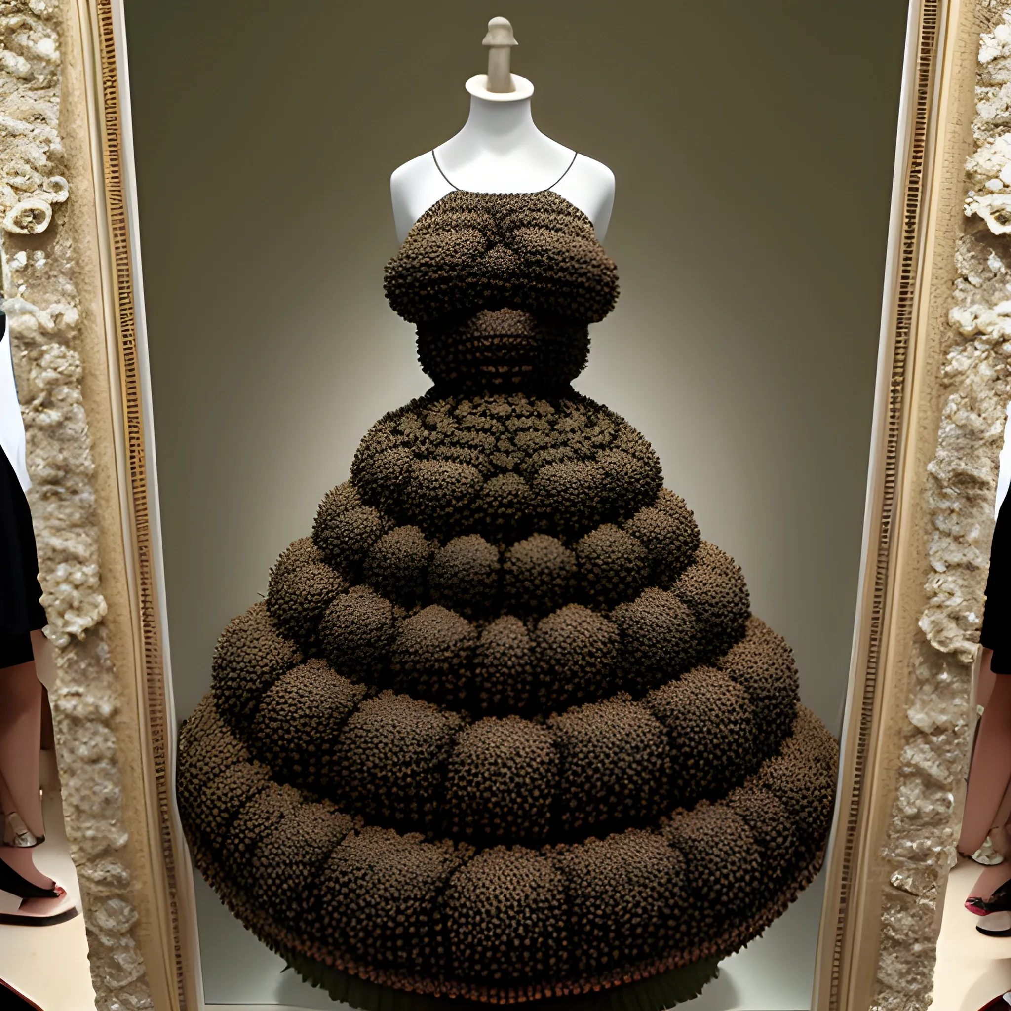 a dress made of ants