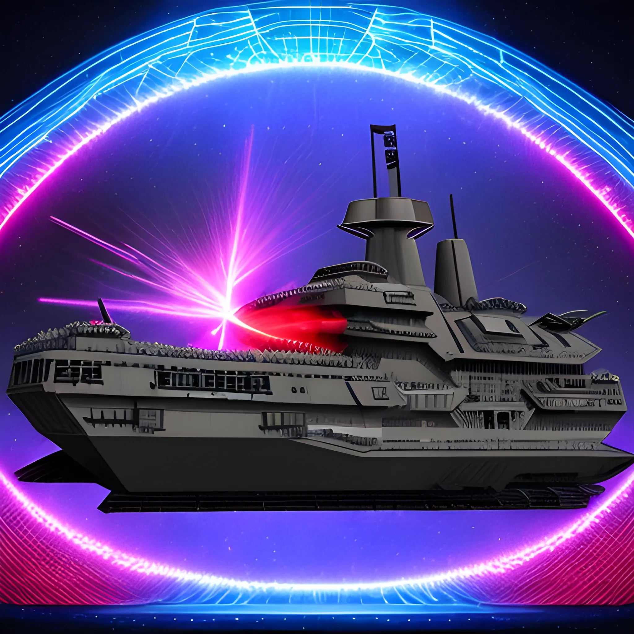 Mass Destroyer By A Mega Laser Arthub ai