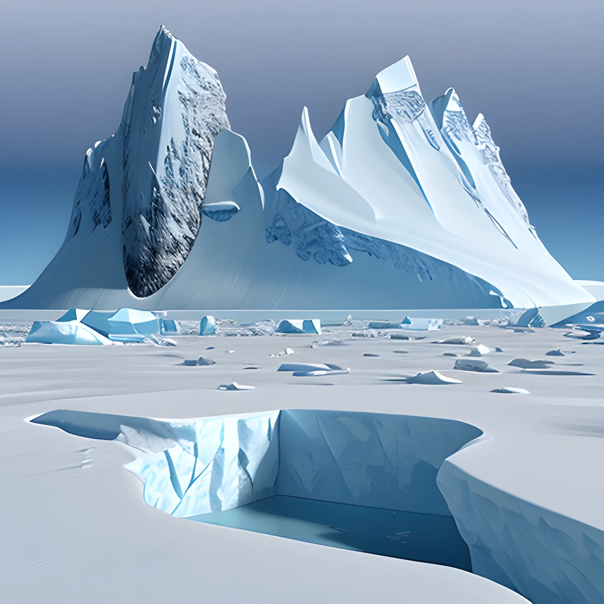 Antarctica 12,000 years ago
realistic