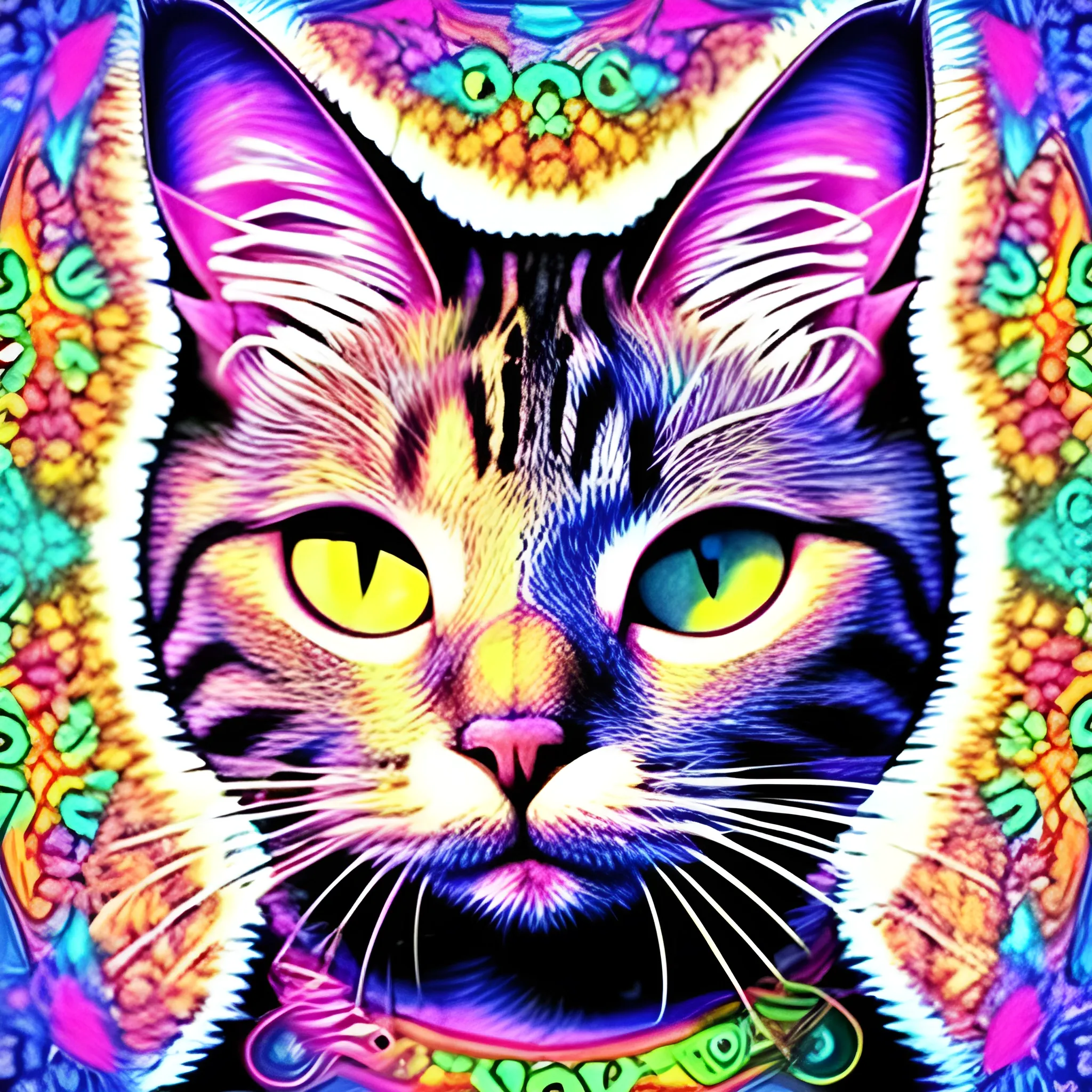 cat, Trippy - Arthub.ai