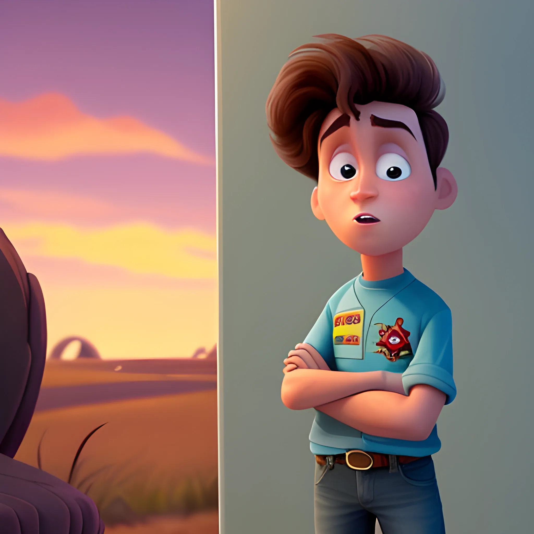  screenshot of Kyle Jackson in a pixar movie