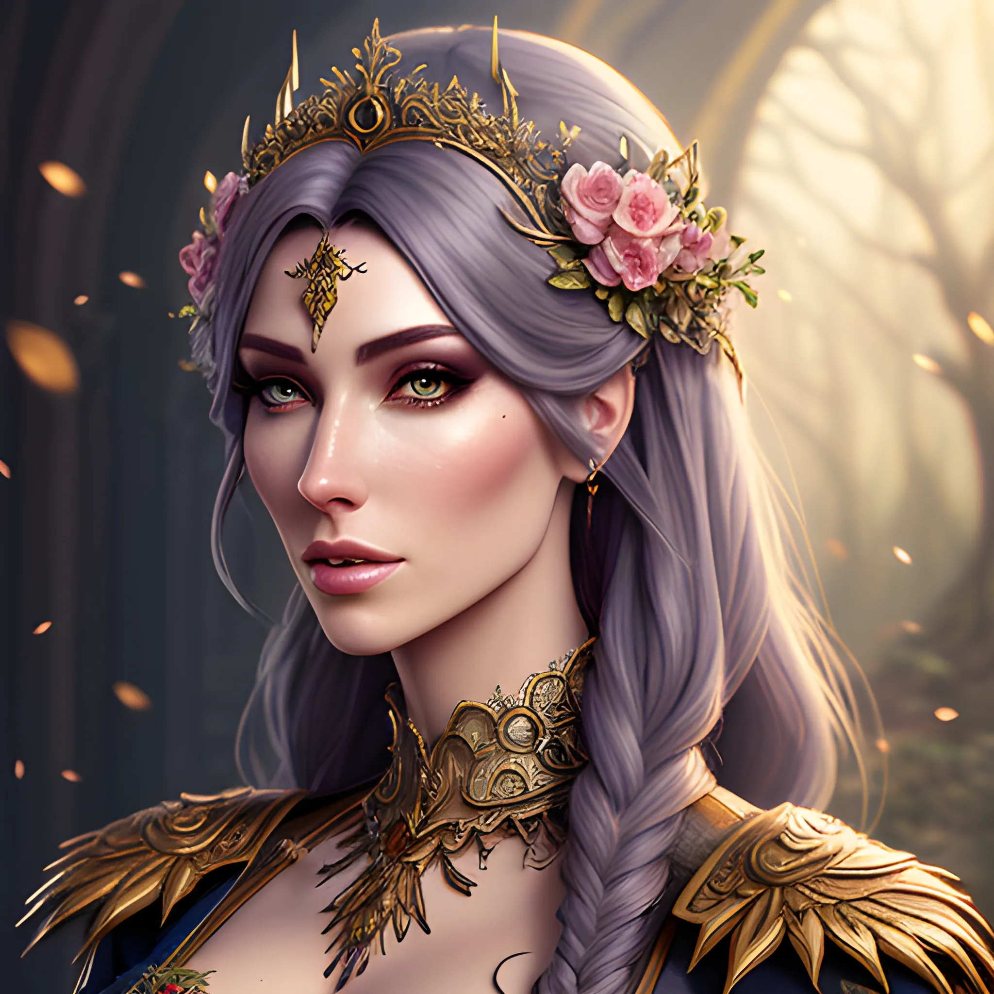 Beautiful girl, concept art, 8k intricate details, fairytale style,