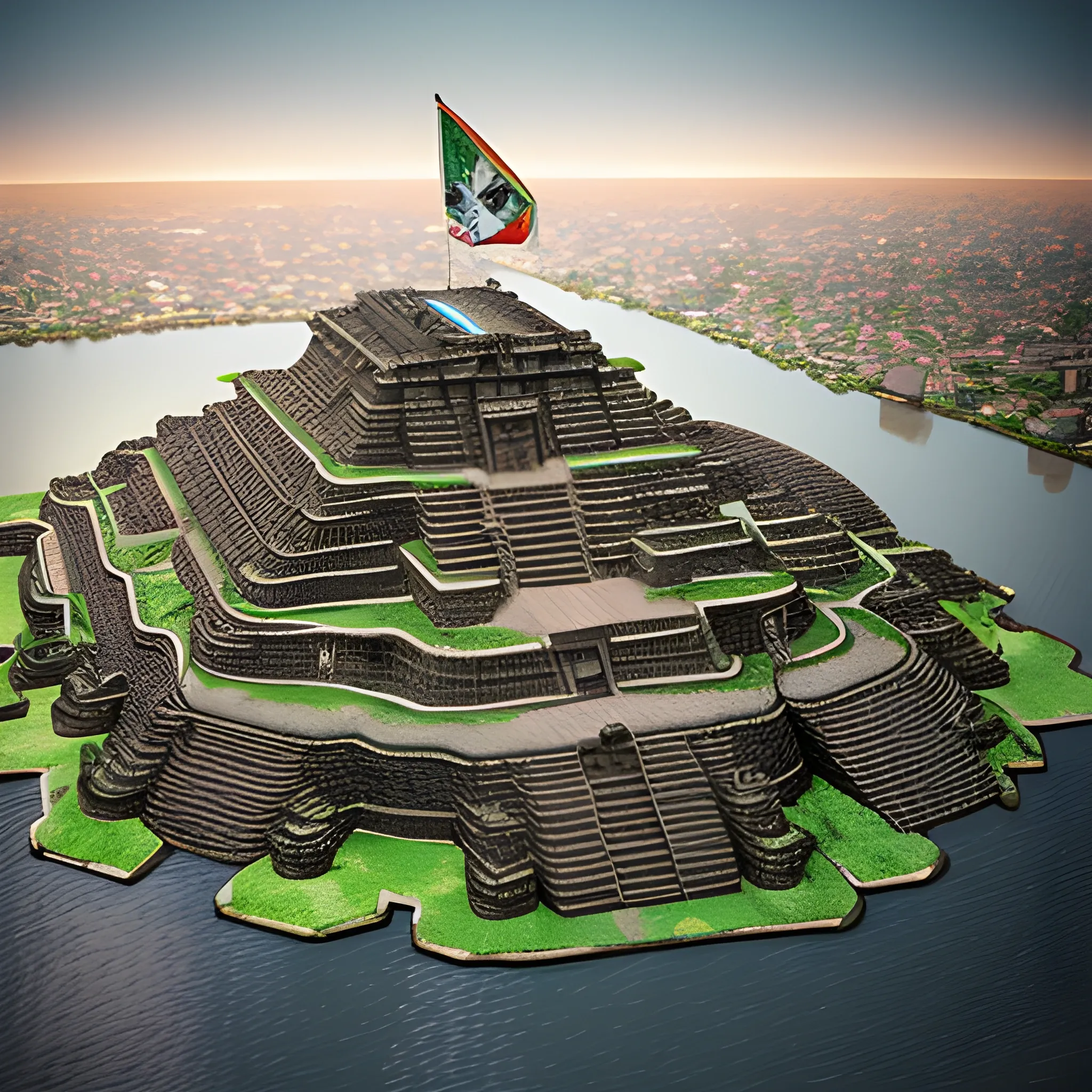 tenochtitlan del futuro, 3D