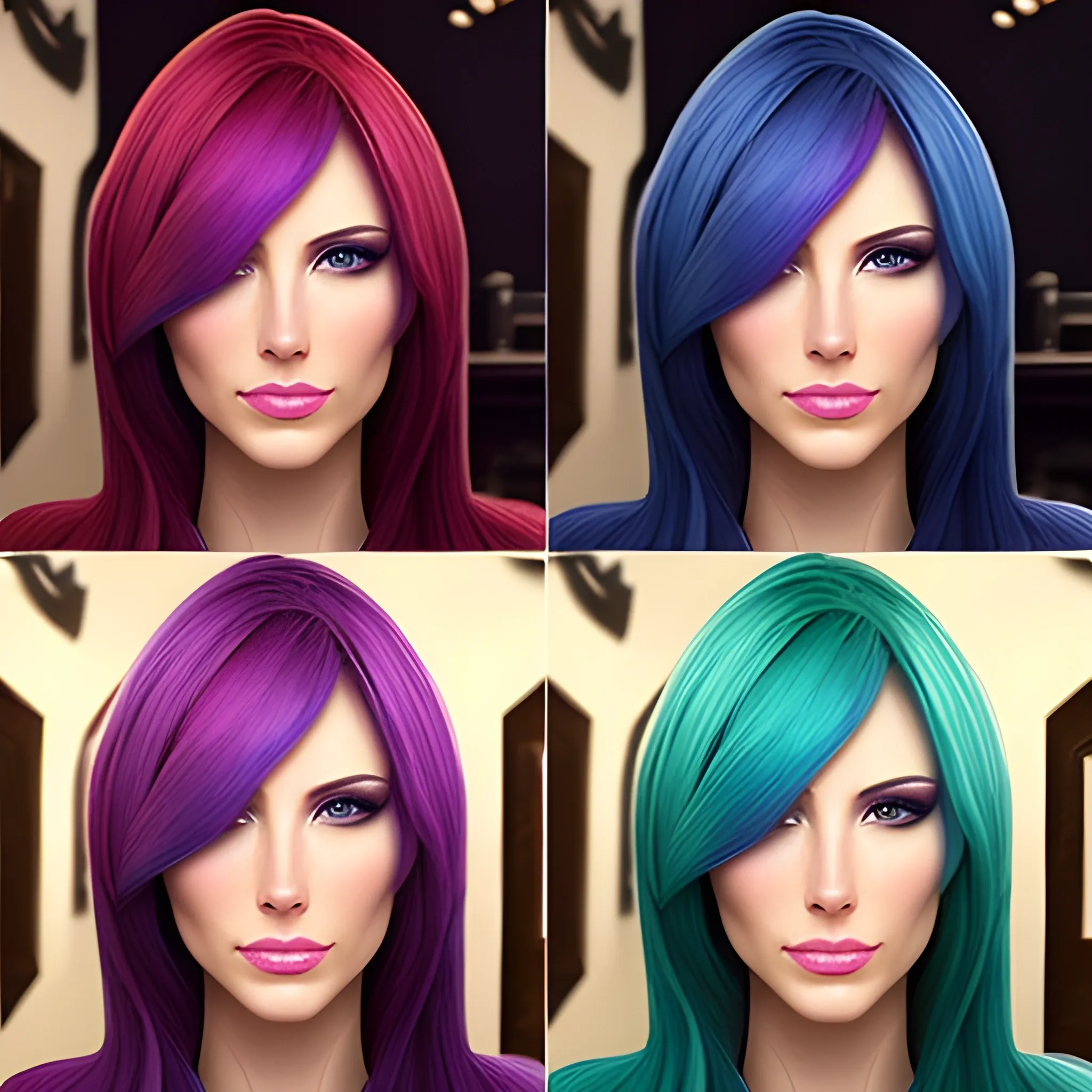 Epic beautiful girls, highly detailed, professional color correction