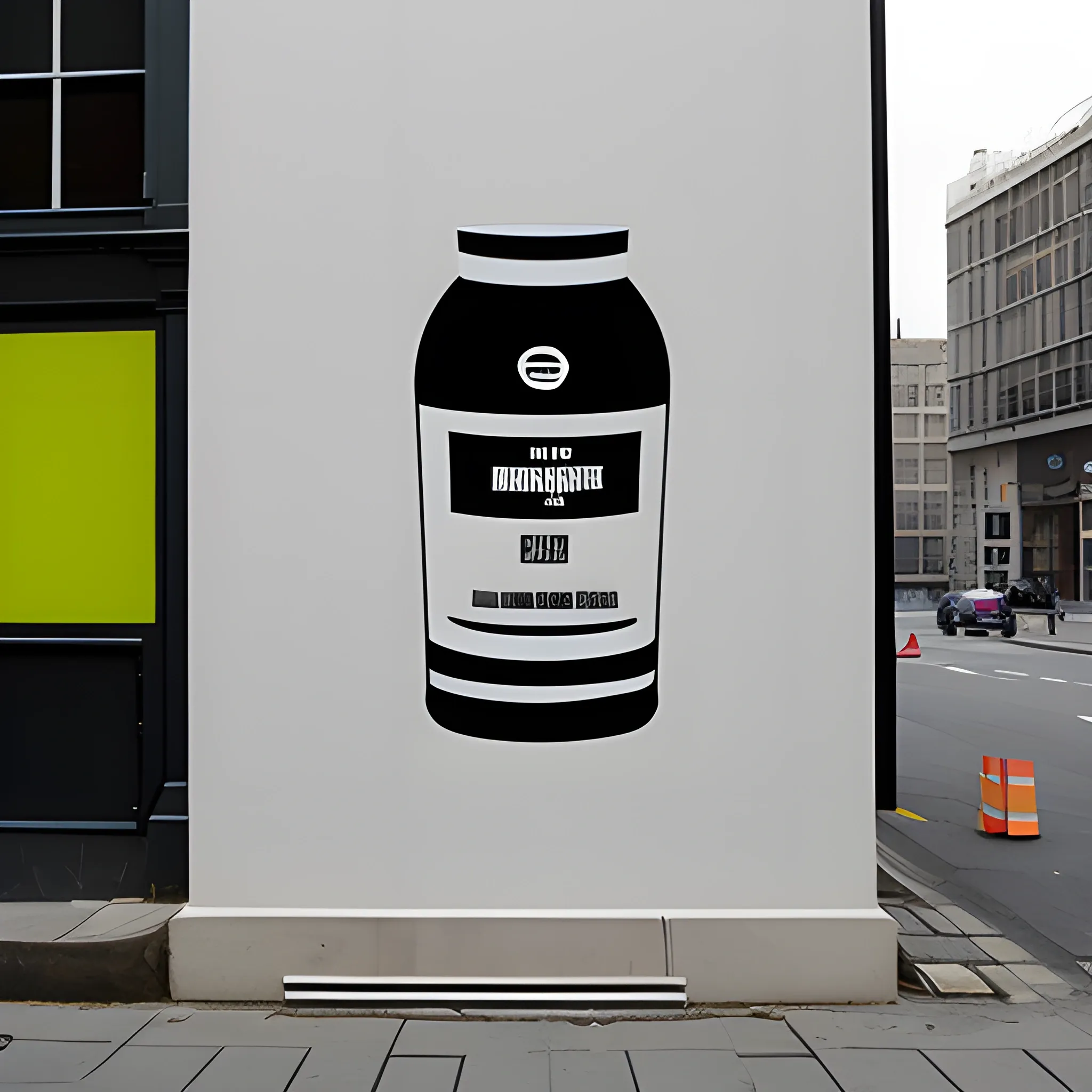 minimalist streetart highlighting marketing and consumer marketing proffesion
