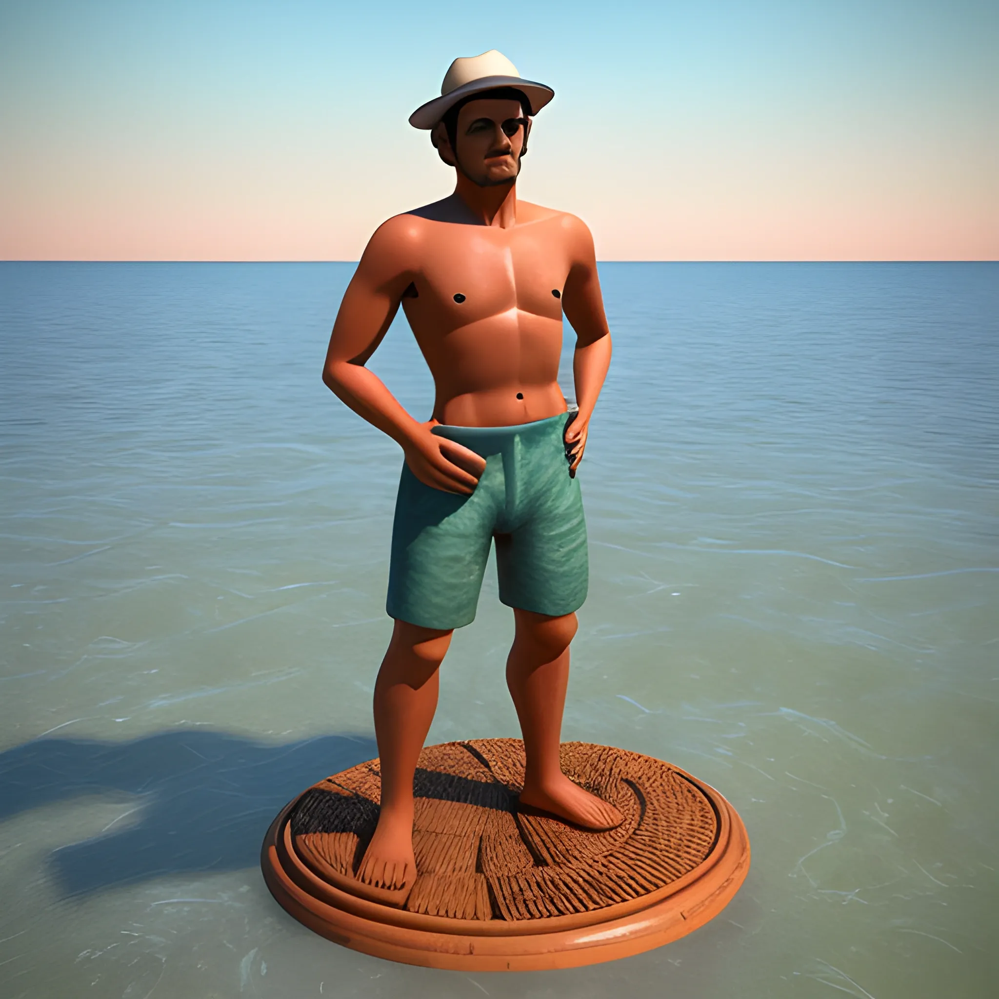 Hombre en el Mar, 3D