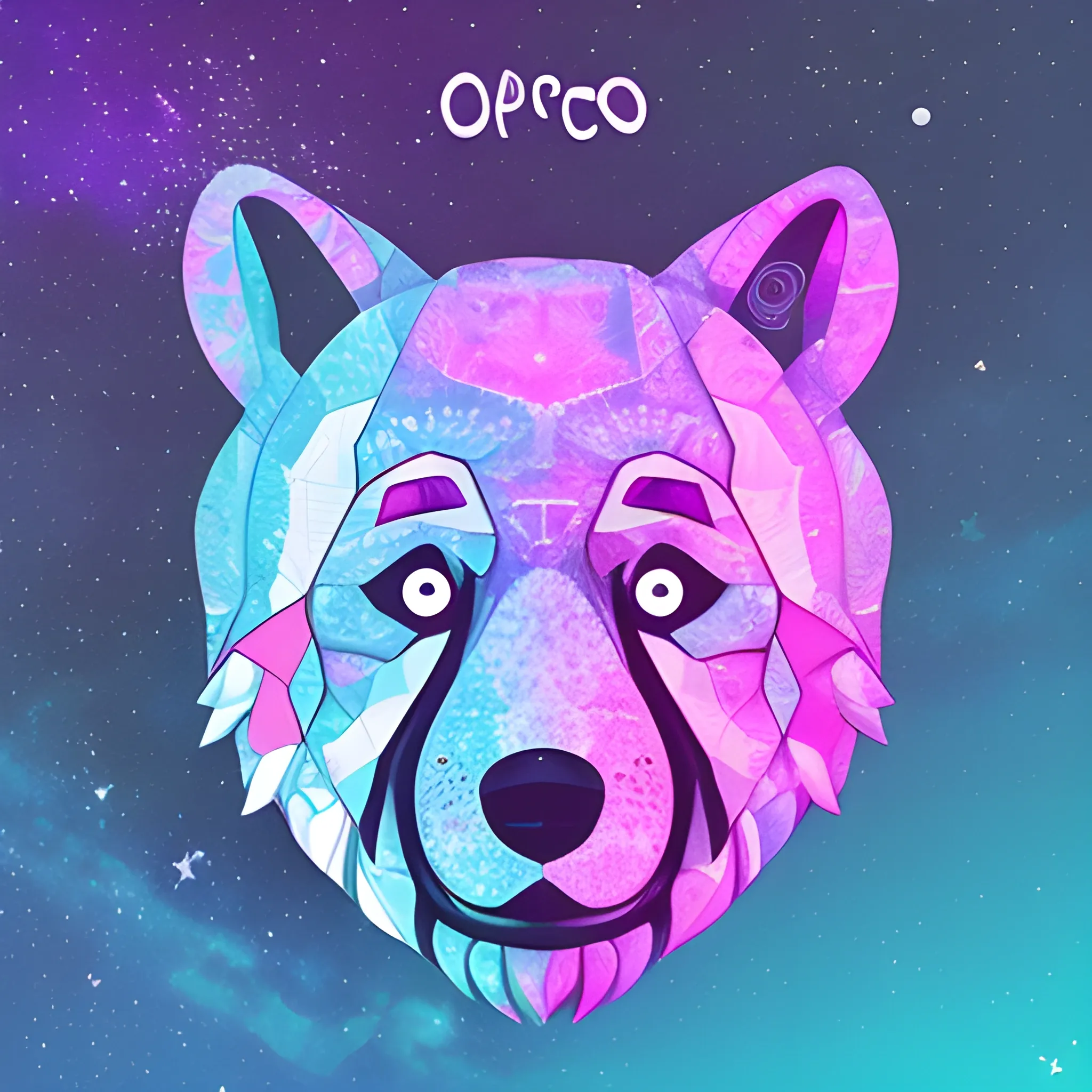 oso polar en un témpano, Trippy