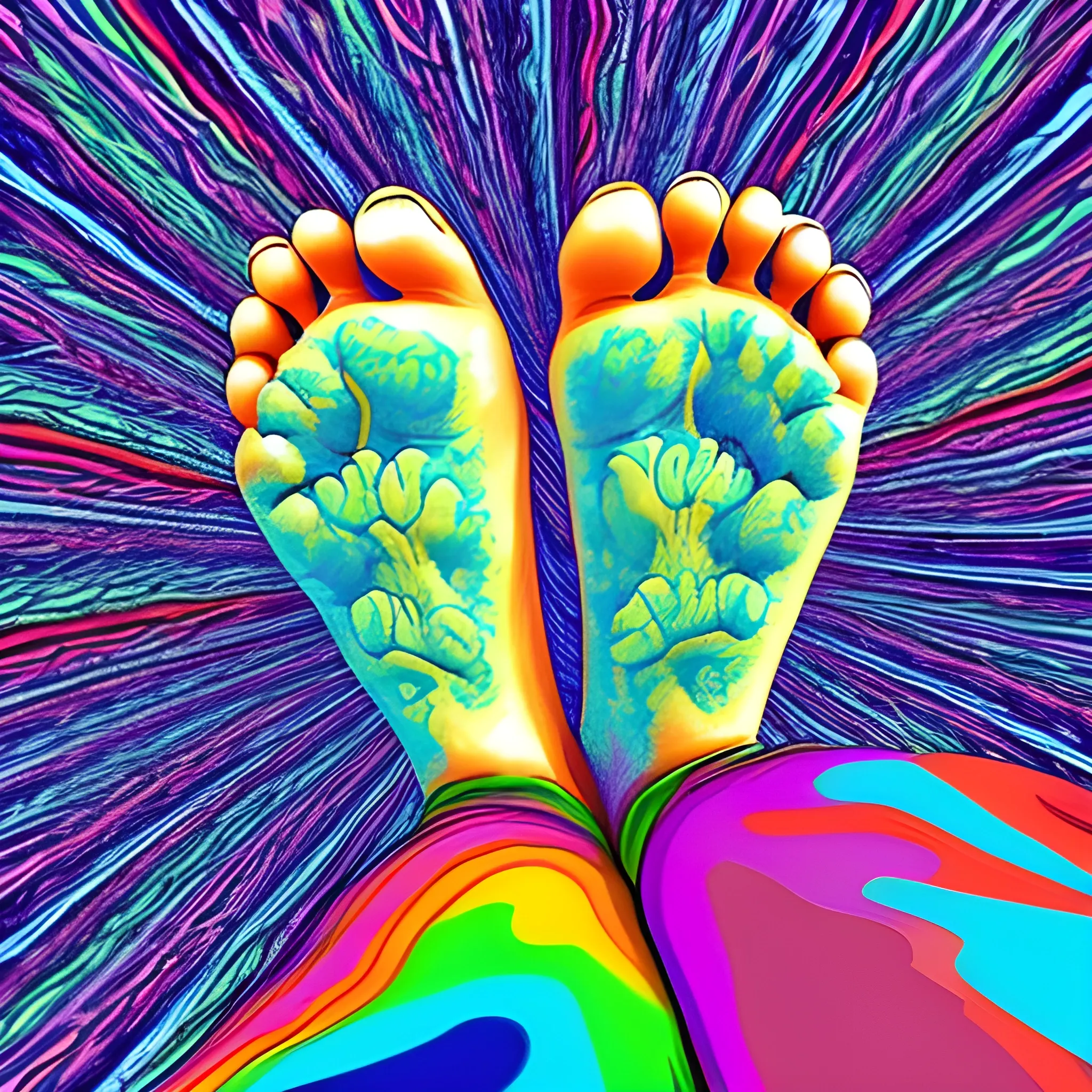 feet, Trippy