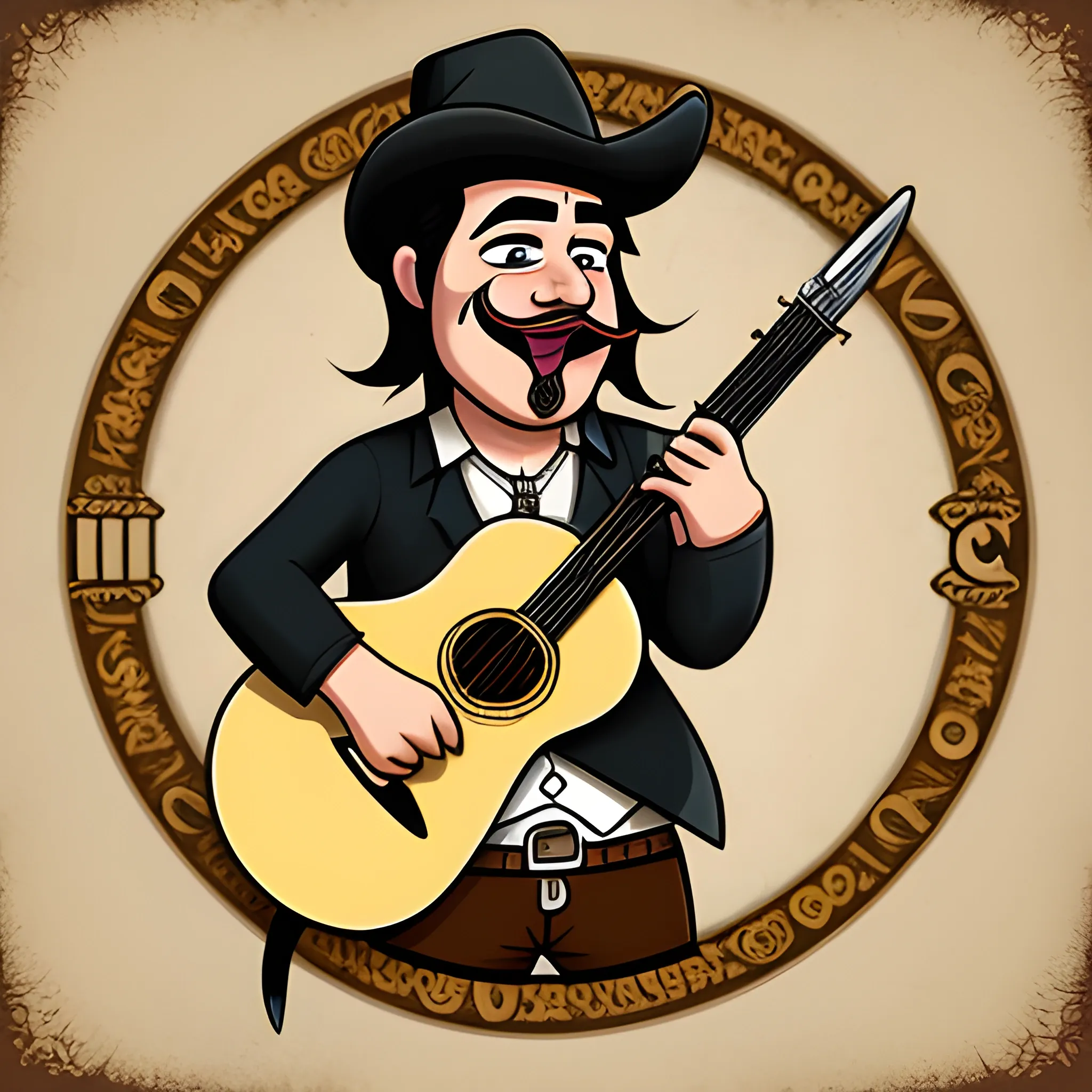 Hardcore country bard, Cartoon, Cartoon