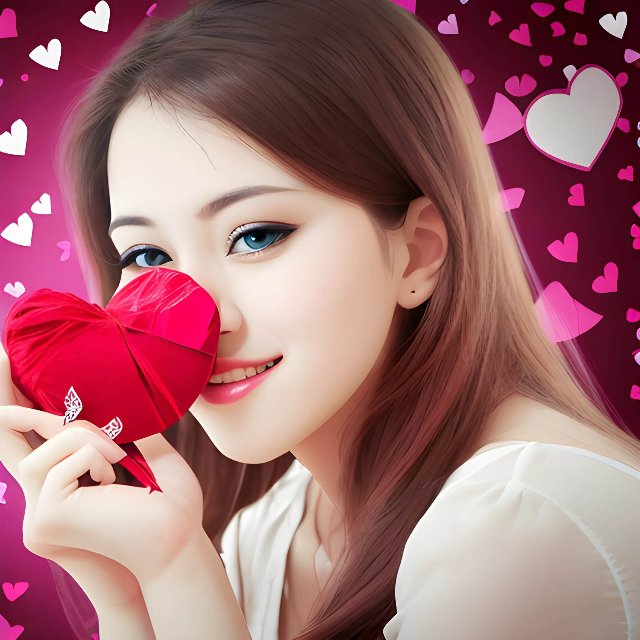 Create an attractive picture for me on the occasion of (Valentine)