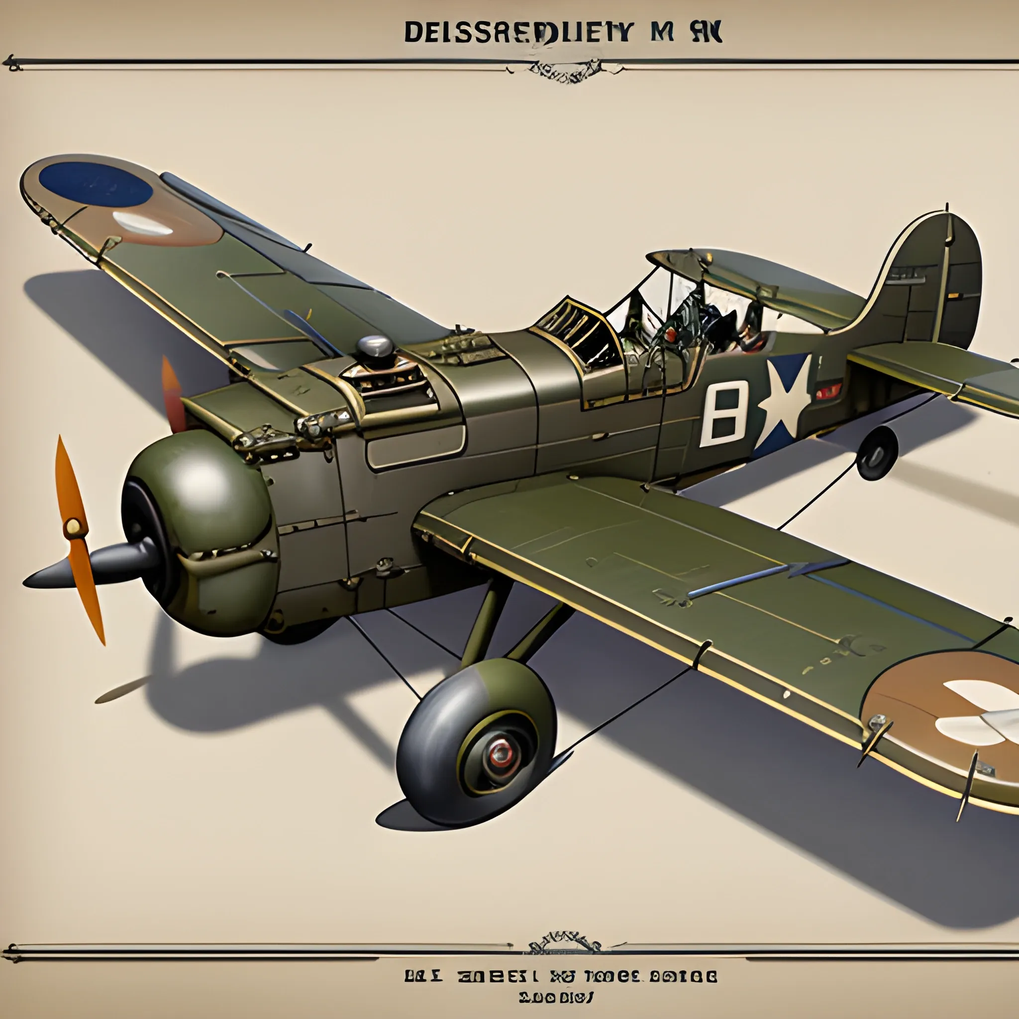 dieselpunk, best quality, biplane, world war 2 bomber, fantasy,, 8k, colored,  in hangar, repairing, Pencil Sketch