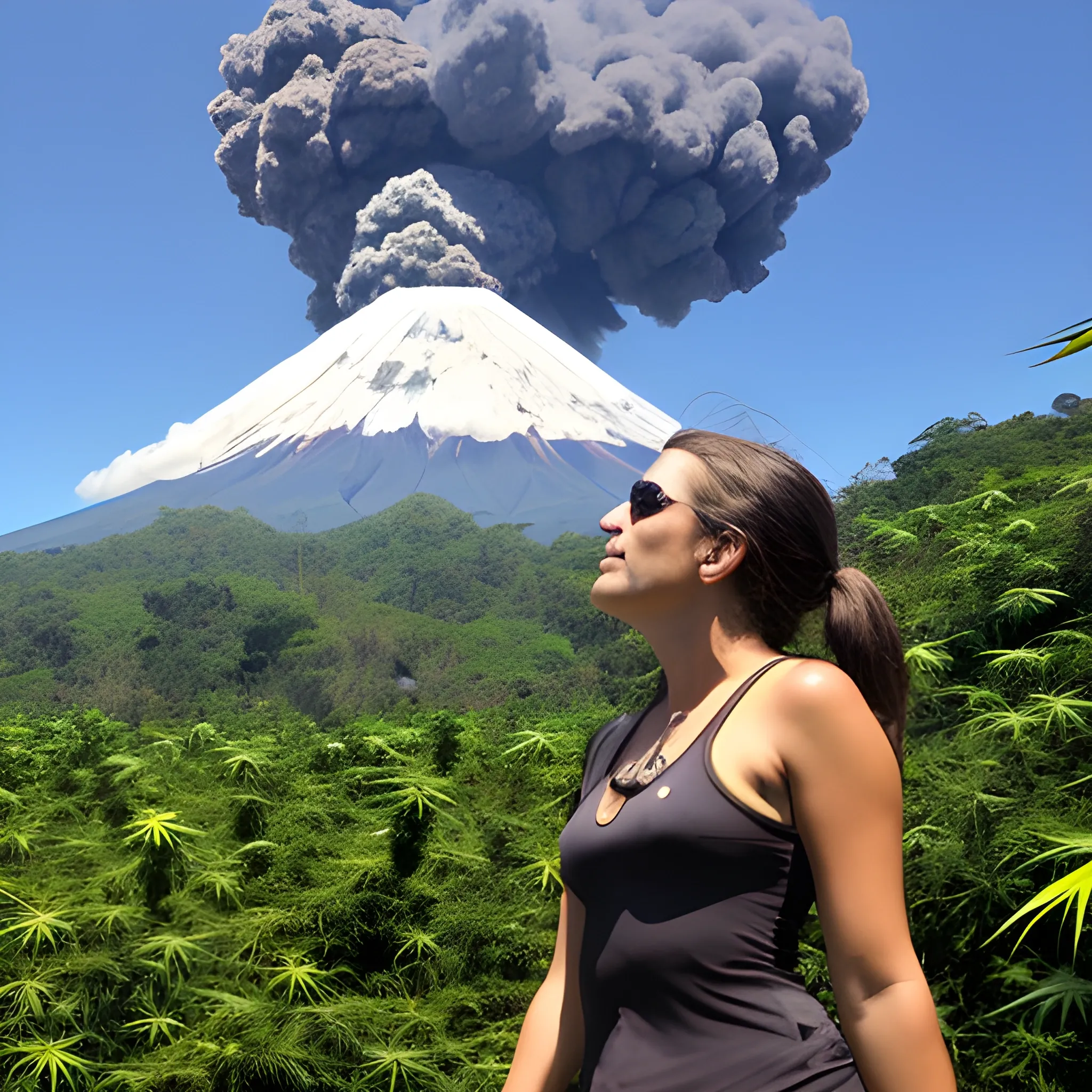 cannabis, Costa Rica, nature, Volcan, people

