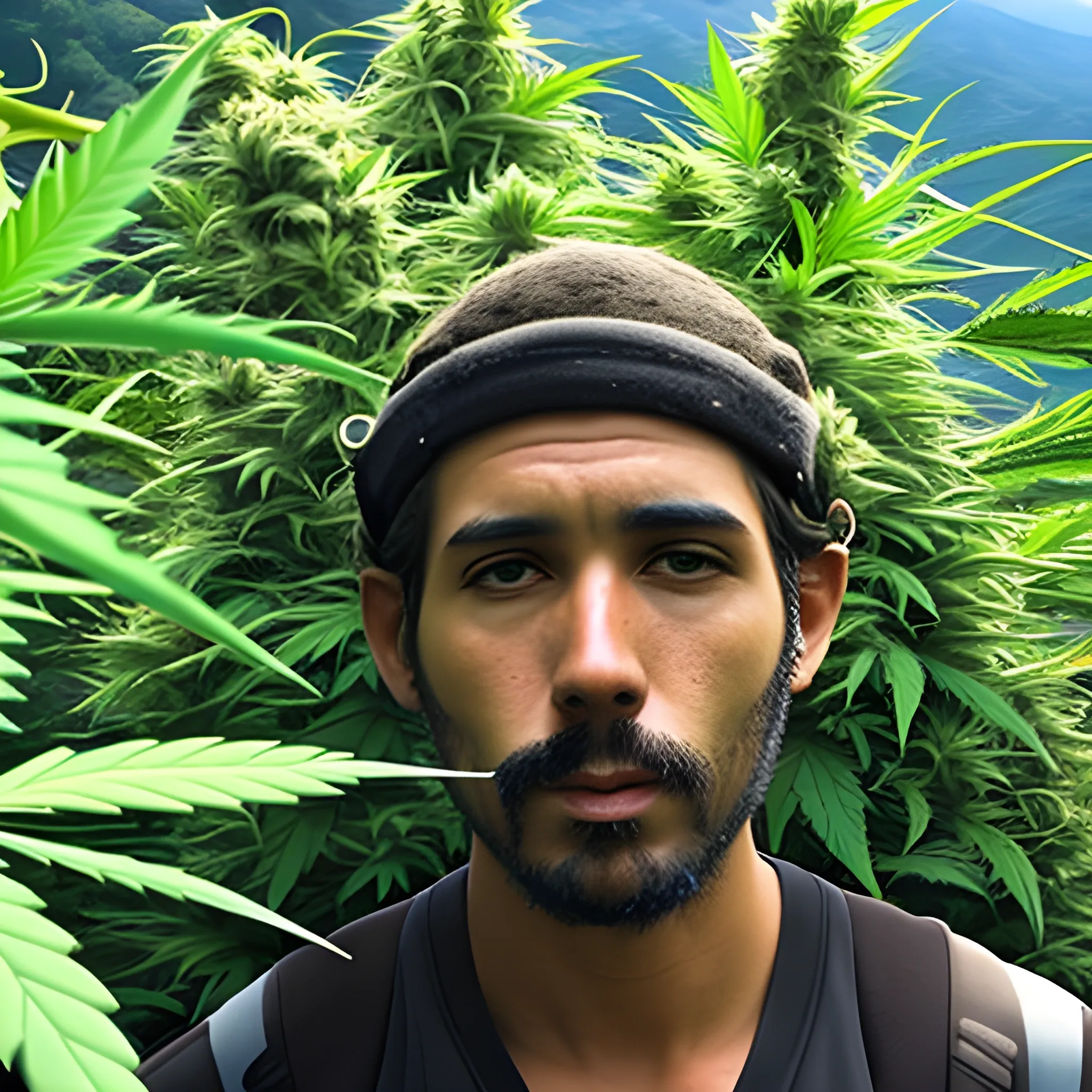 cannabis, Costa Rica, nature, Volcan, people

