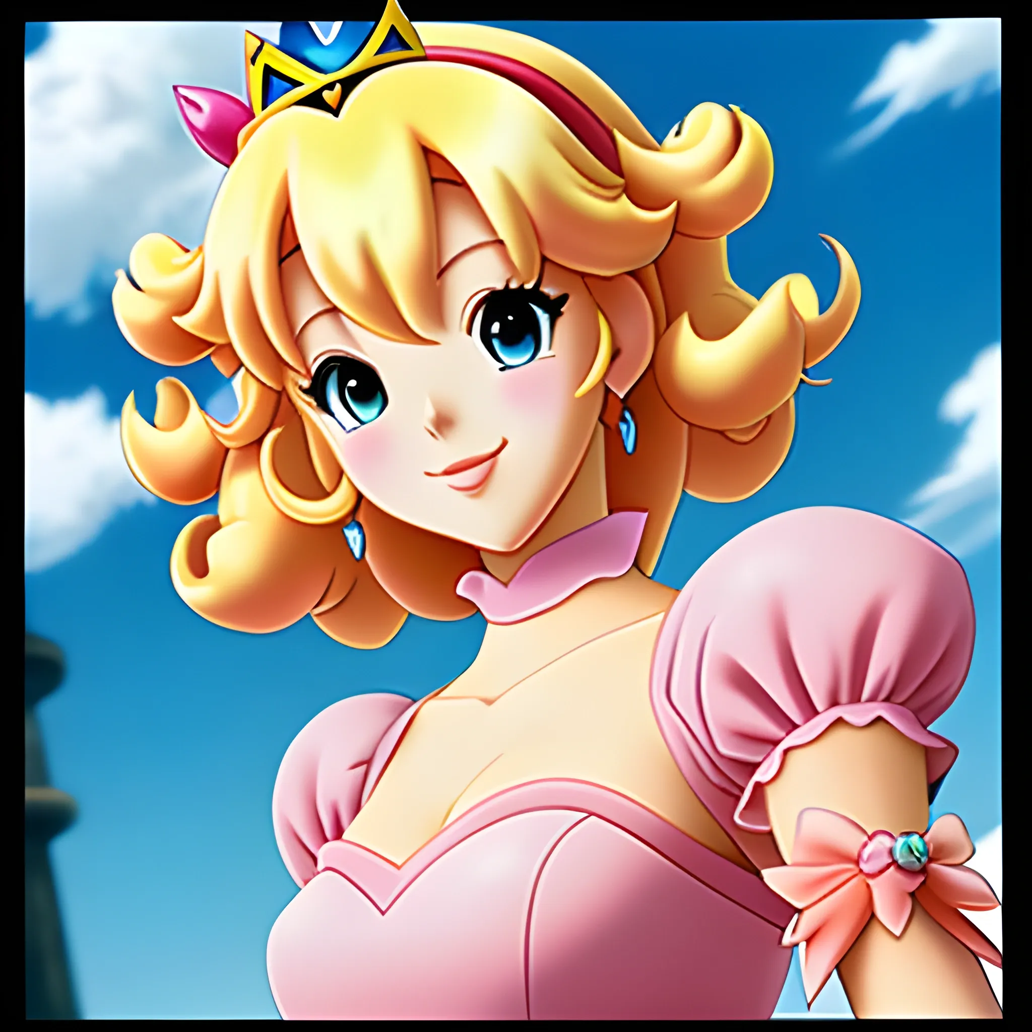 Princess Peach Gets a Little Thick - 1 Coin Only - Digital Art, People &  Figures, Animation, Anime, & Comics, Other Animation, Anime, & Comics -  ArtPal