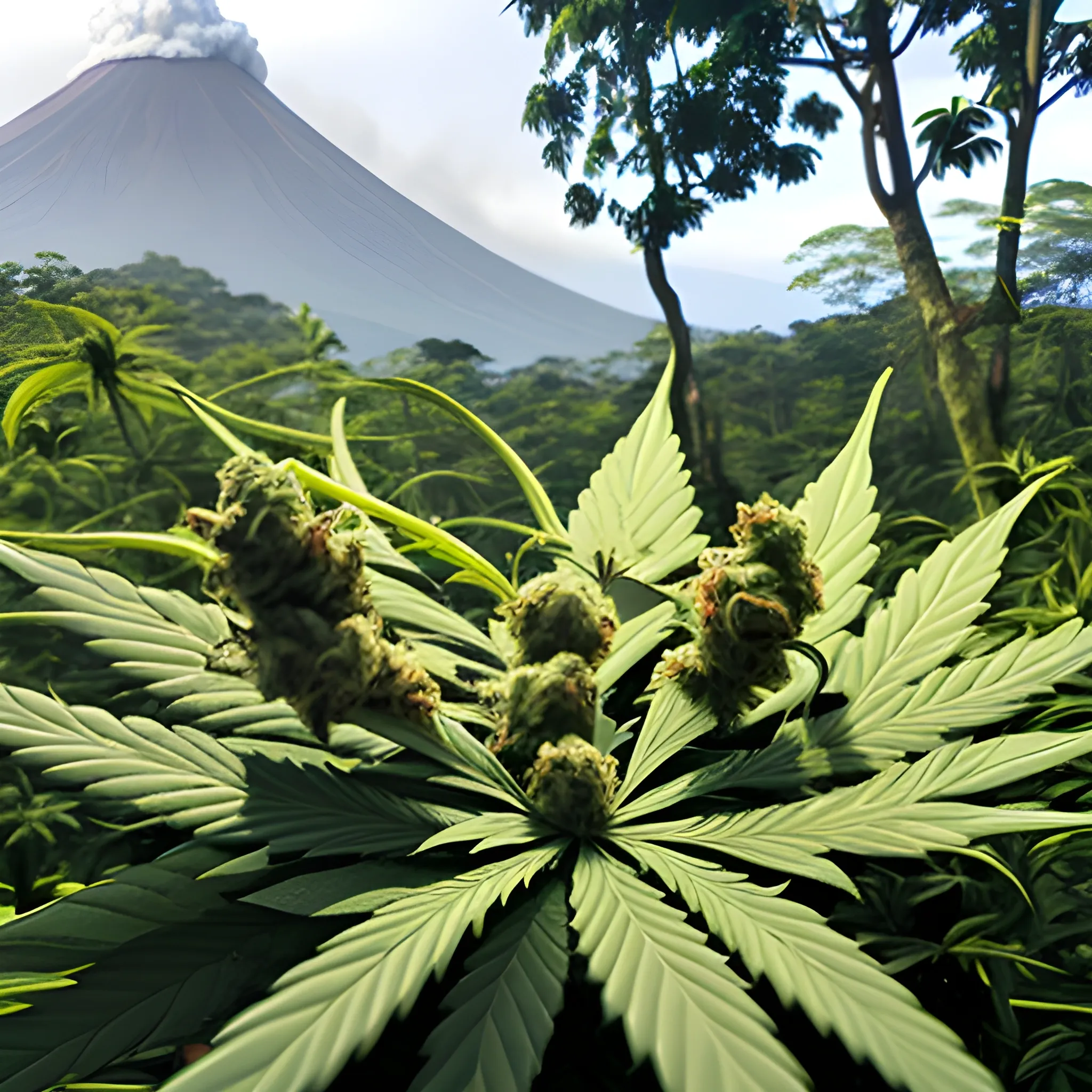 cannabis, Costa Rica, nature, Volcan, animals, coffee


