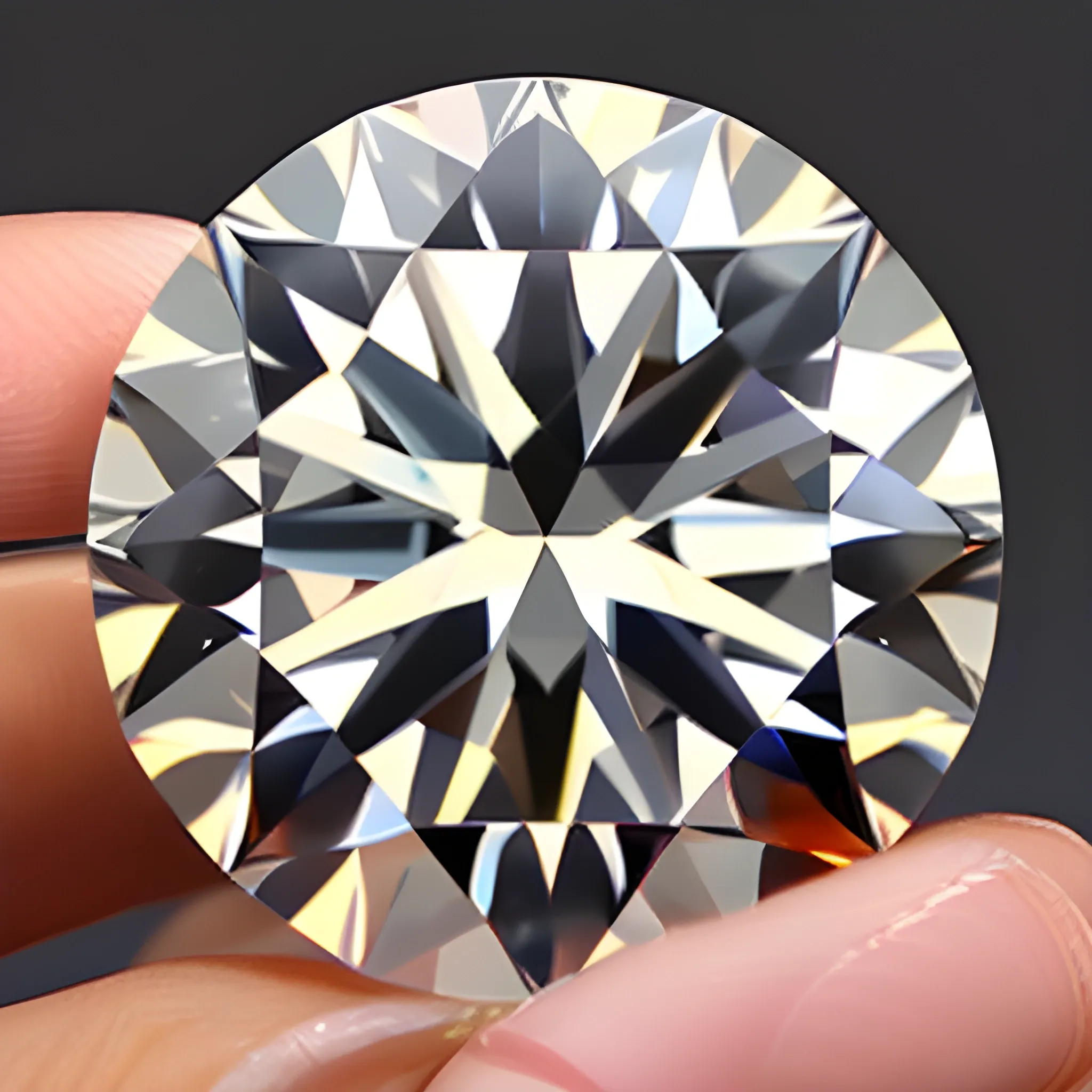 big diamond shattered into small diamonds
