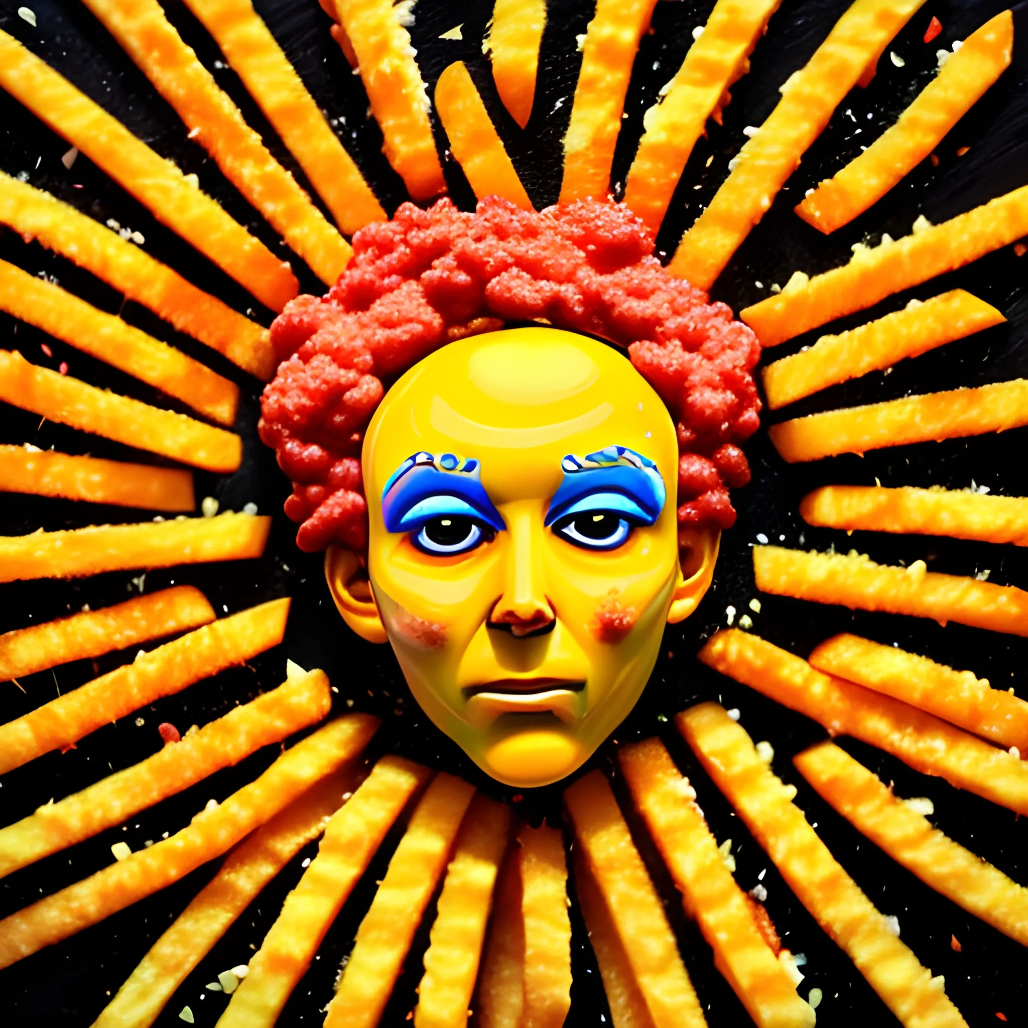 Personification of French fries, Trippy