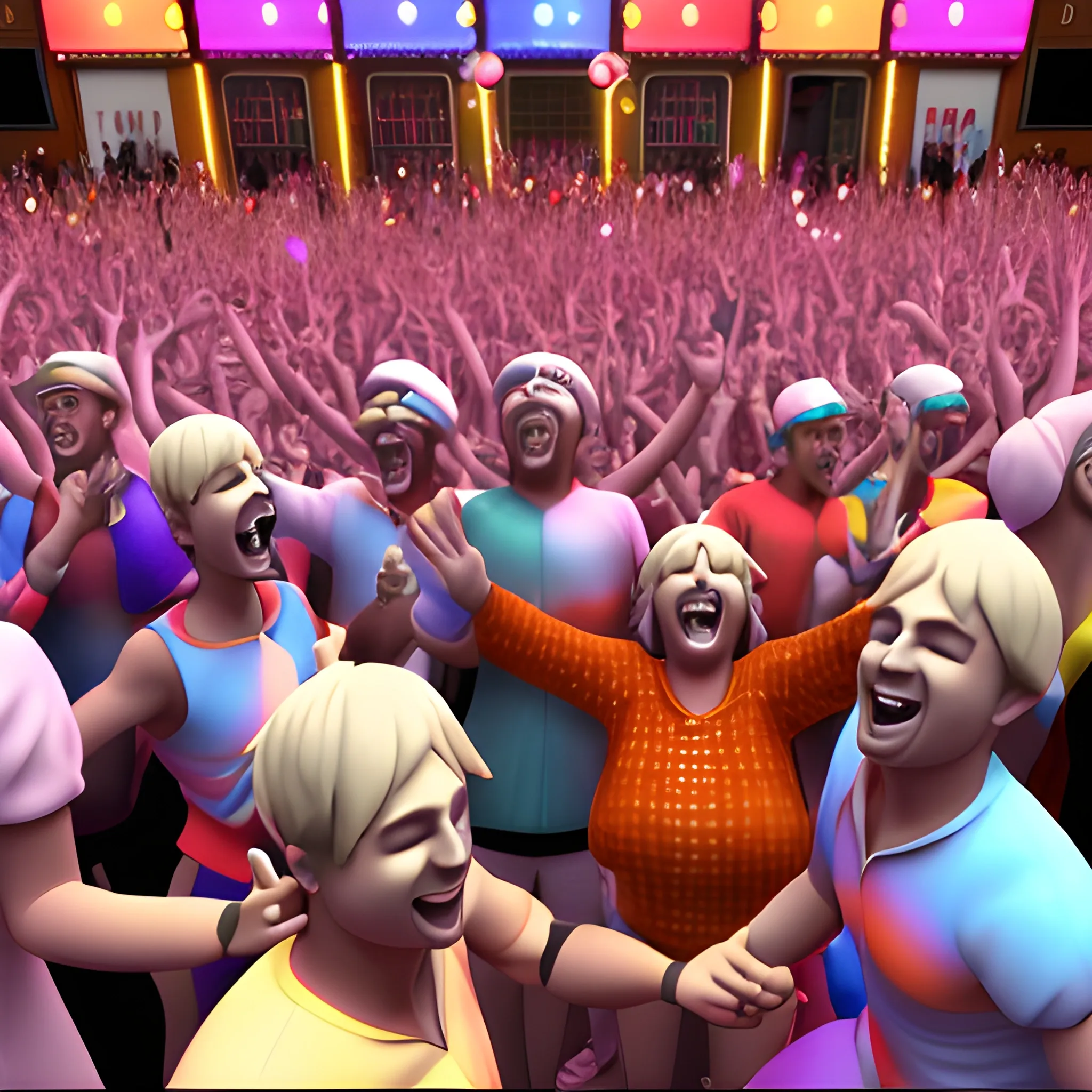 euphoric entertainment of the people, 3D