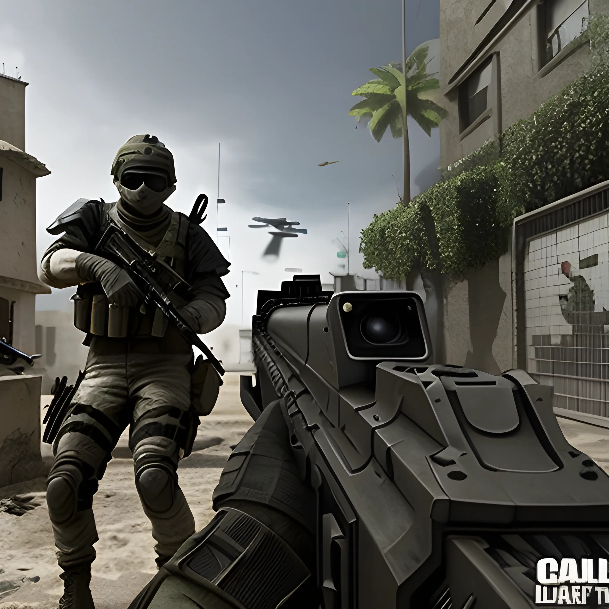 Jugadora de Call of Duty llamada HeidiGames, 3D