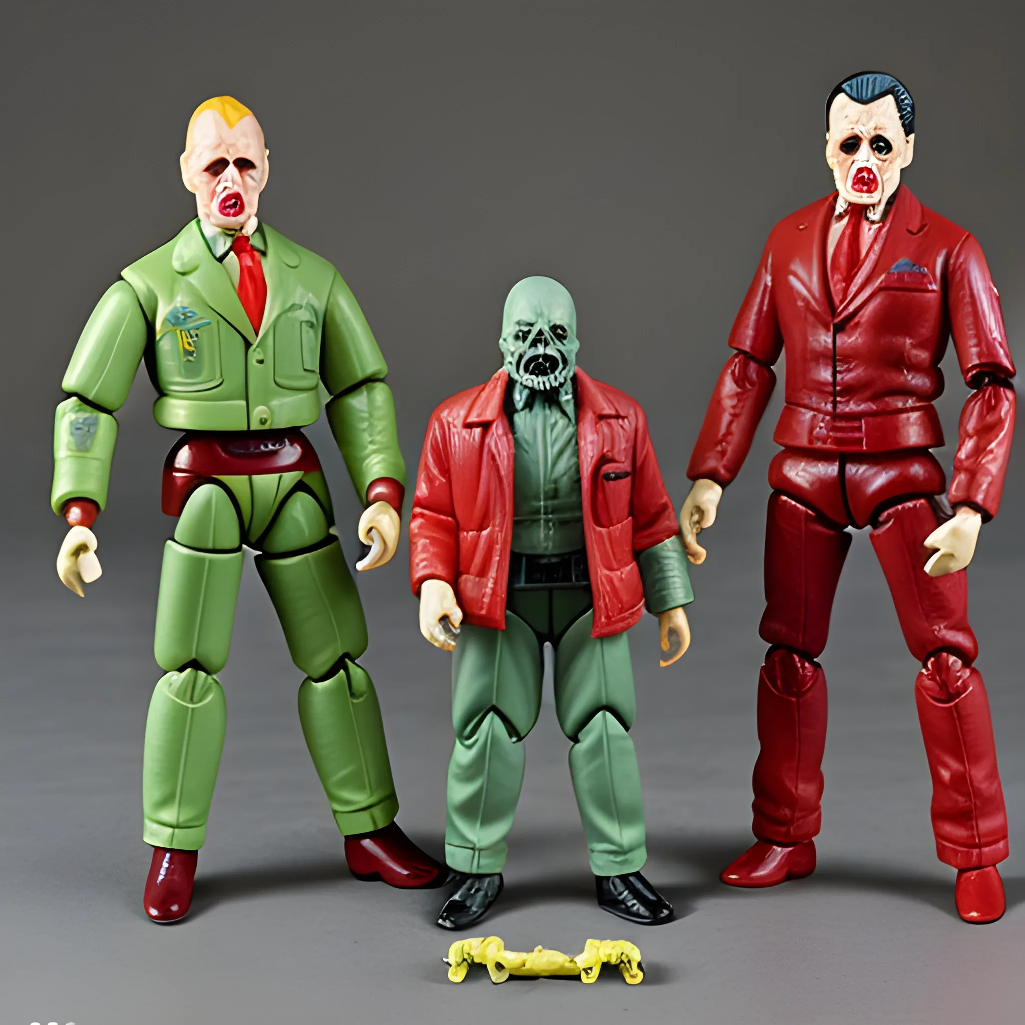 1950s action figure toys based on horror movies of the era
