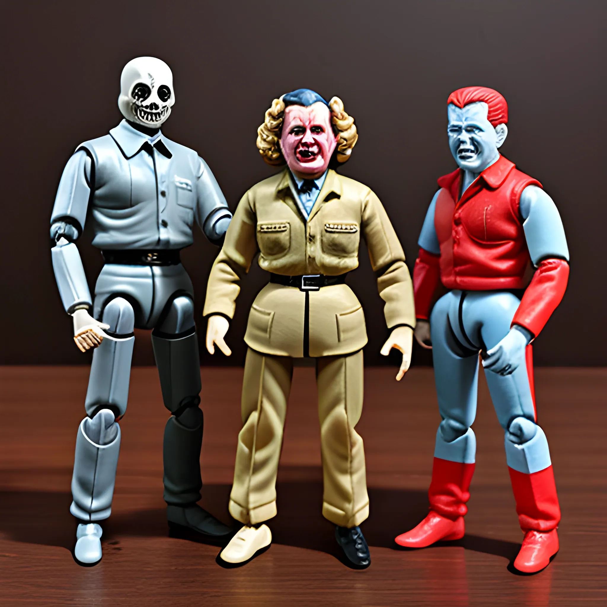 1950s action figure toys based on horror movies of the era
