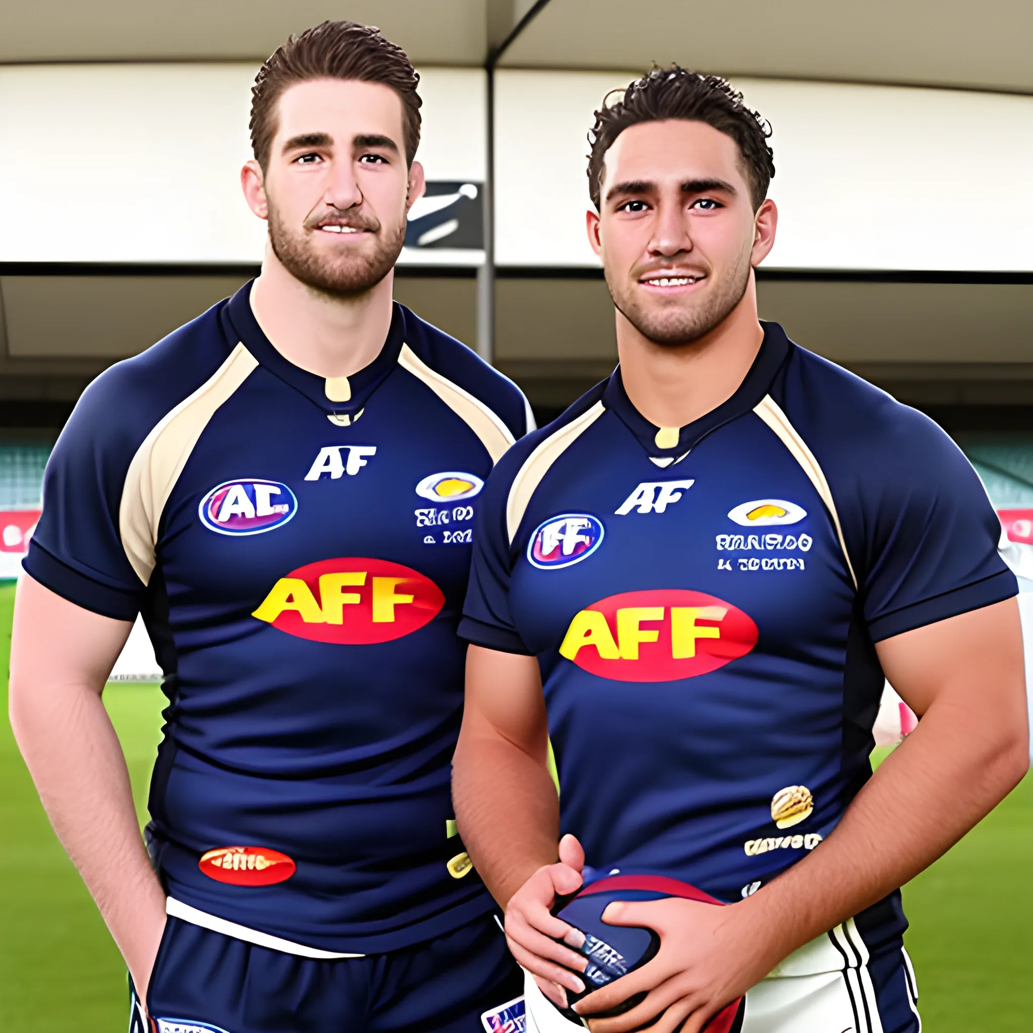 AFL player wearing kit inspired by ferguson plarre bakehouses

